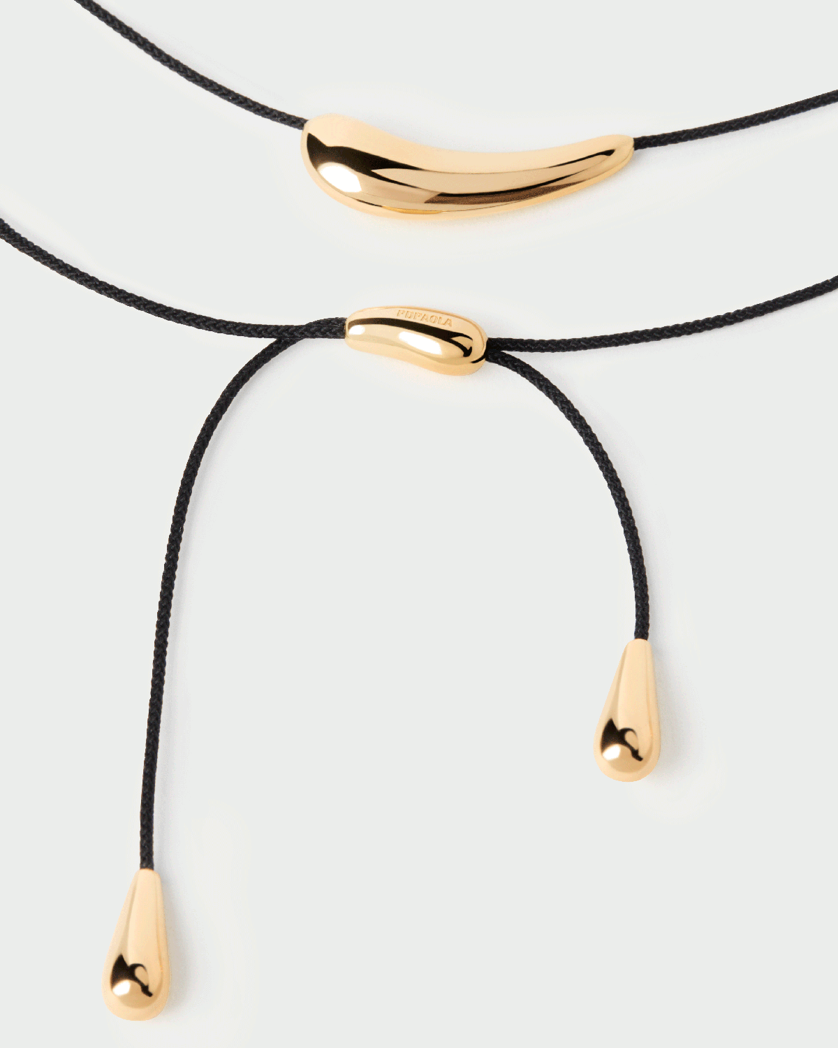Orbit cord necklace