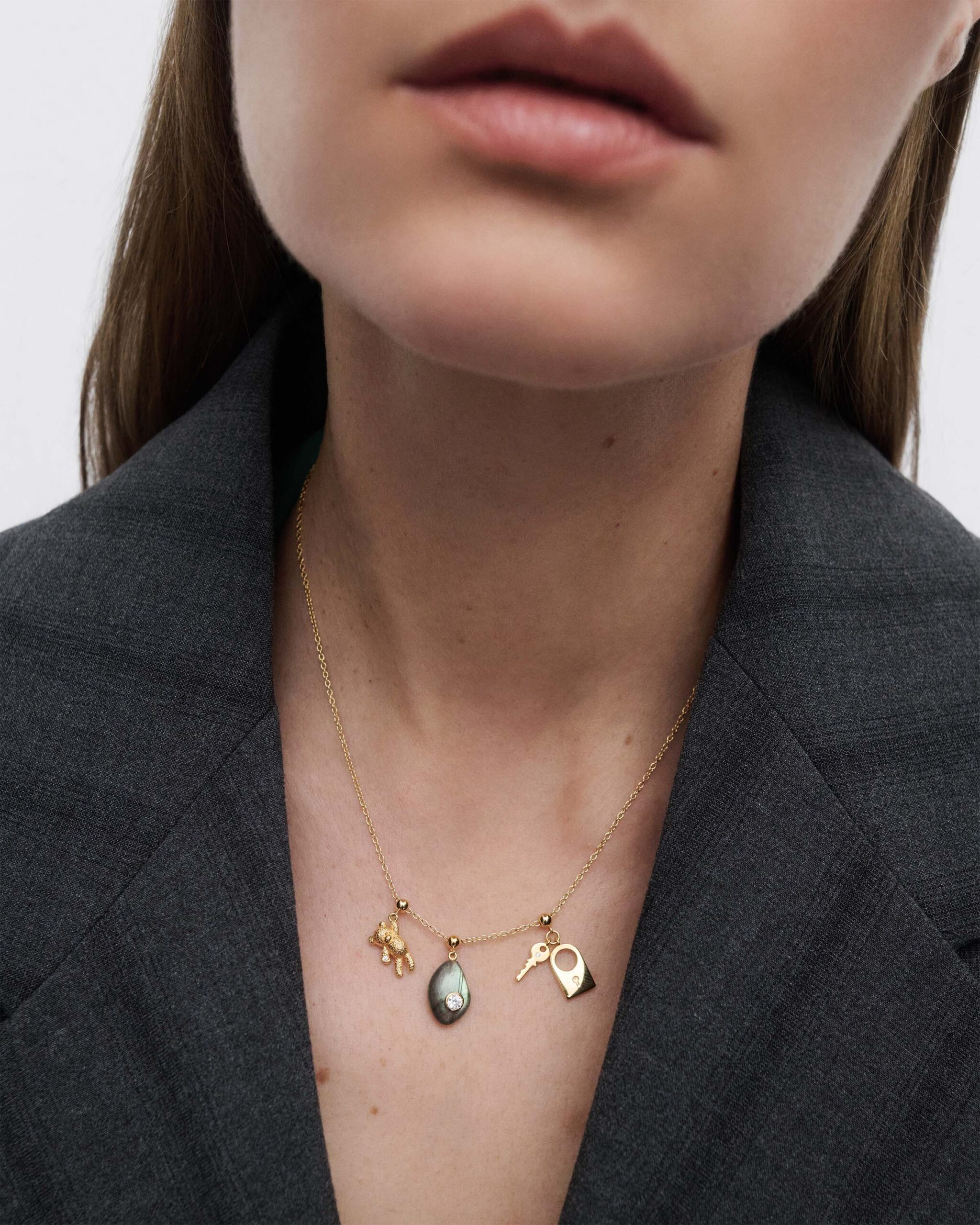 Balance Amethyst charm