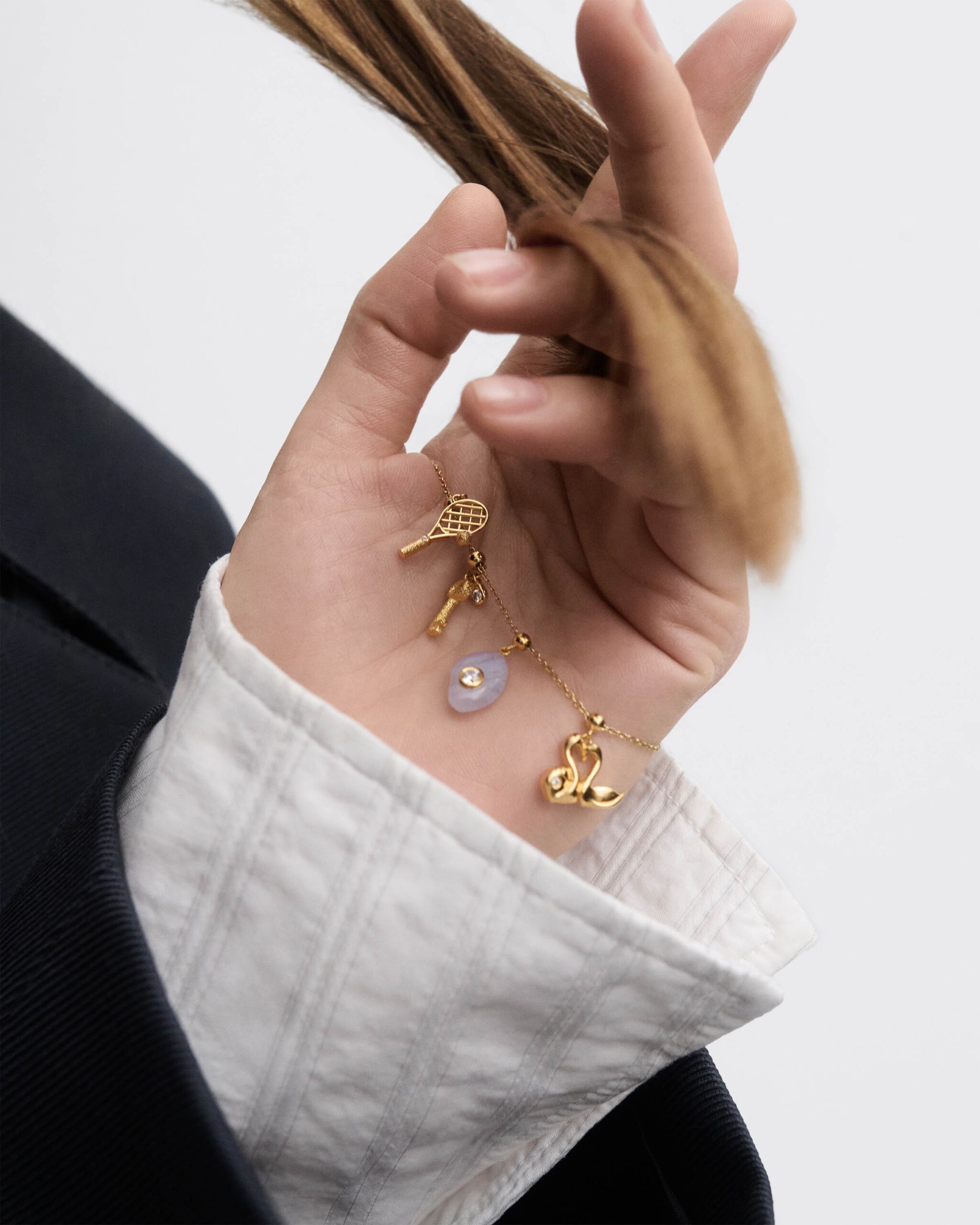 Balance Amethyst charm