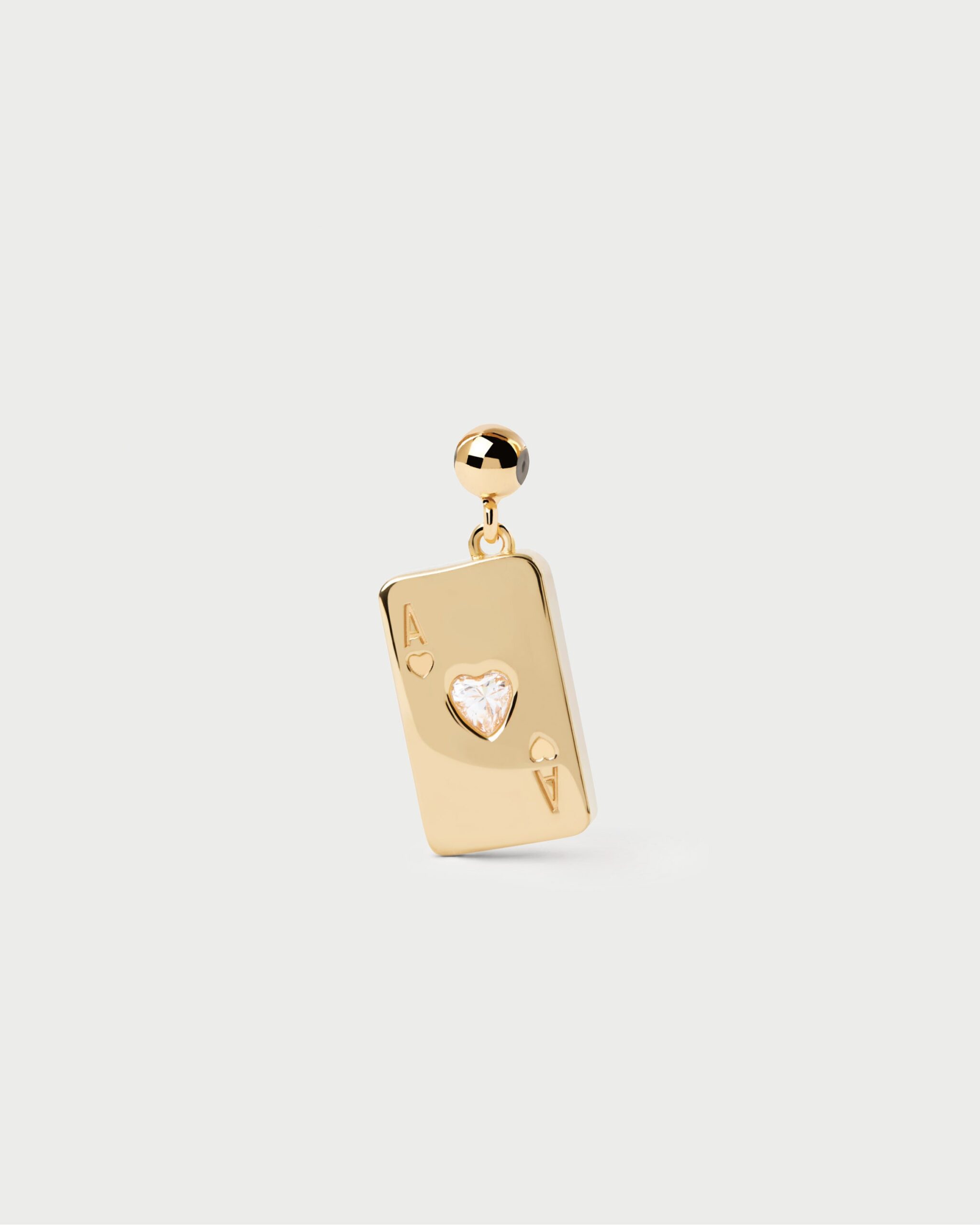 Ace of hearts charm