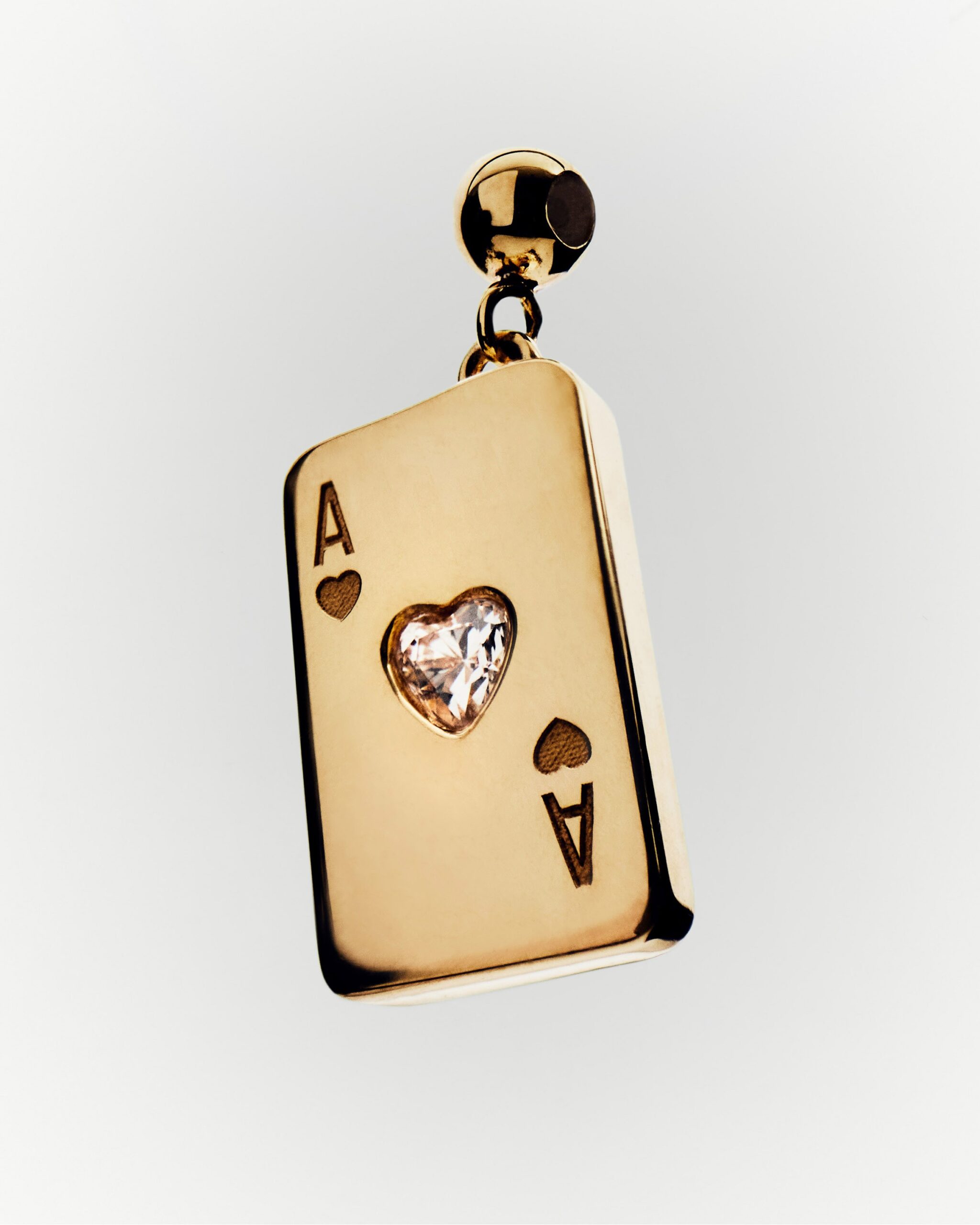 Ace of hearts charm
