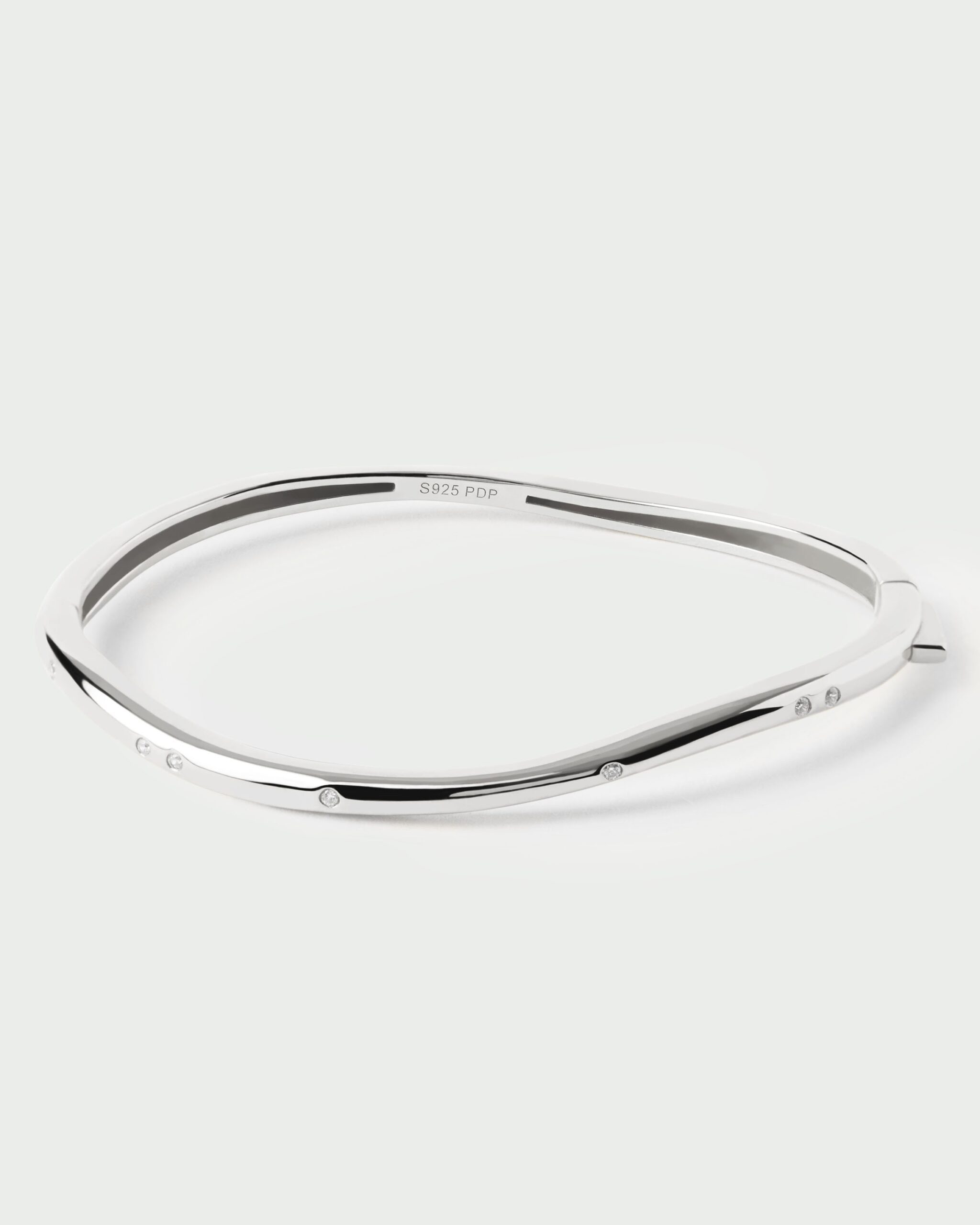 Air silver bangle