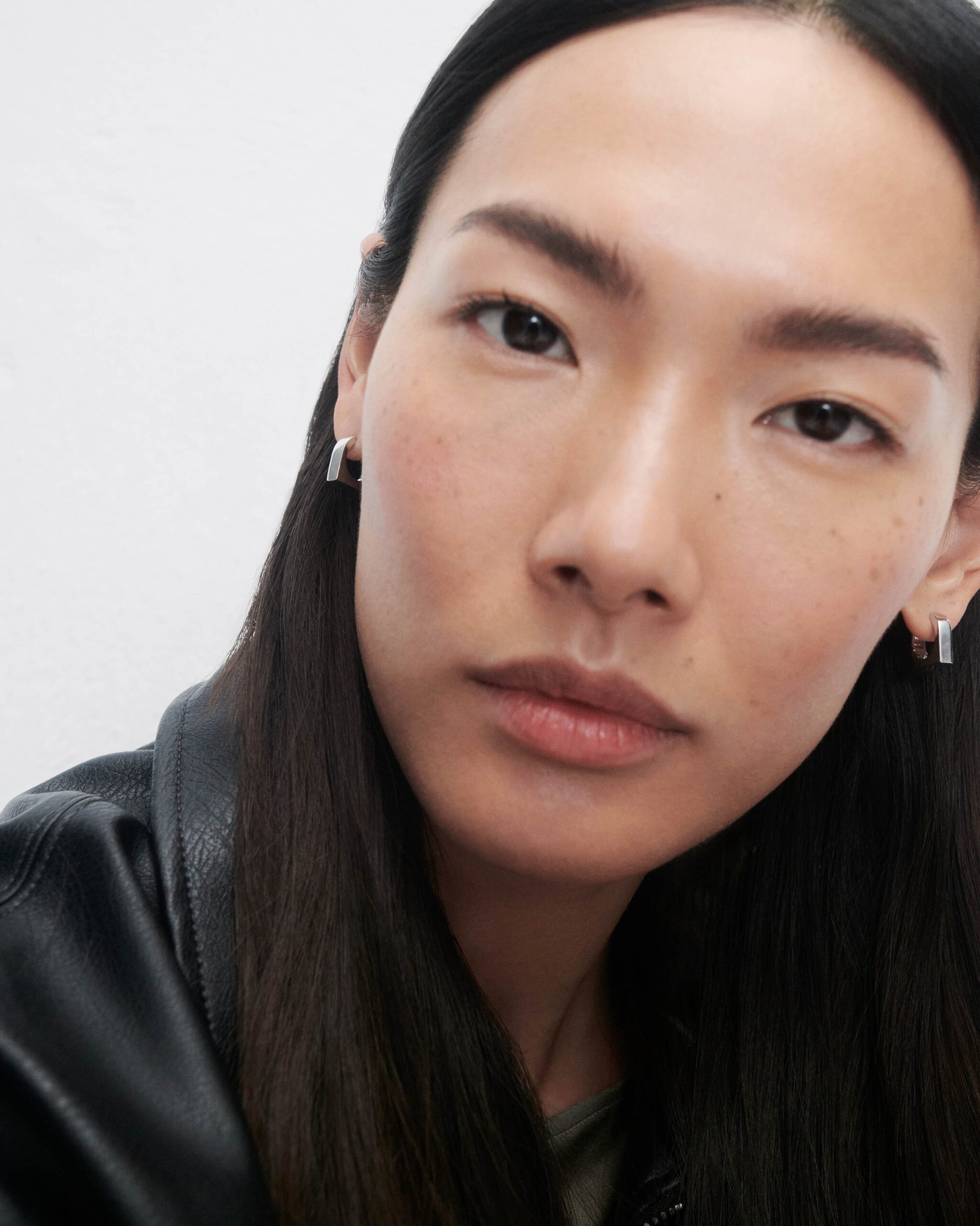 New York silver single hoop