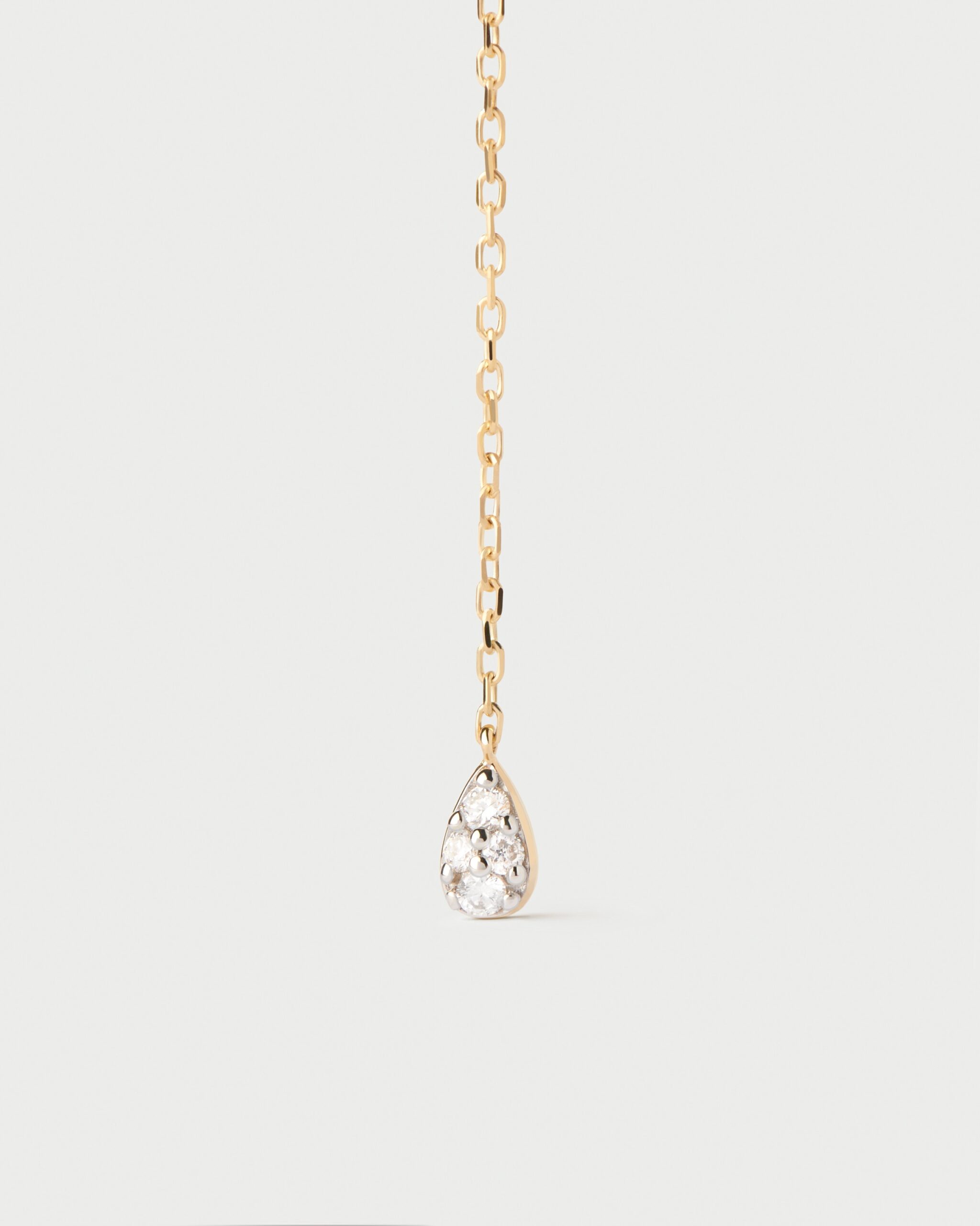 Diamonds and gold Lagoon necklace