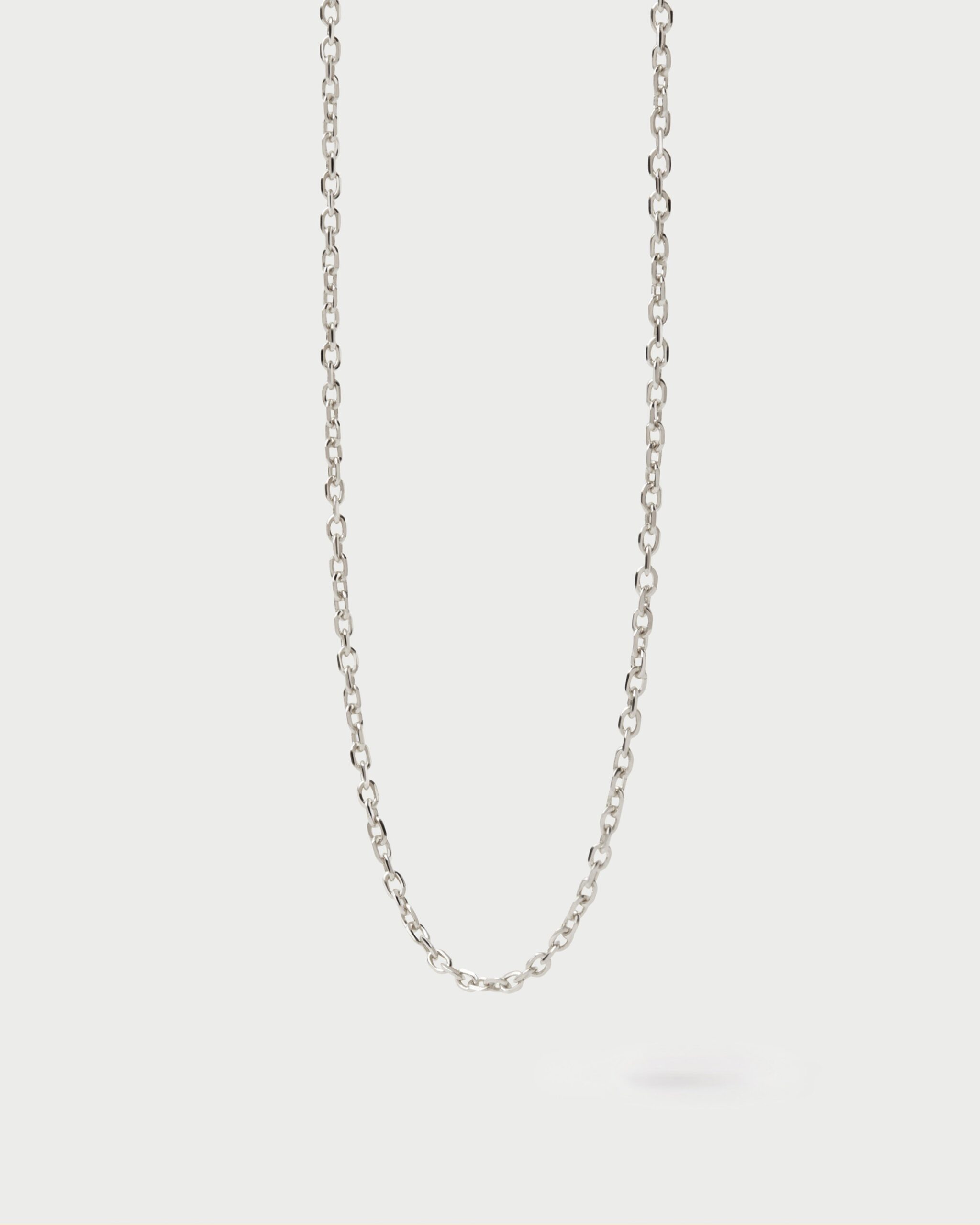 White gold Jane chain necklace