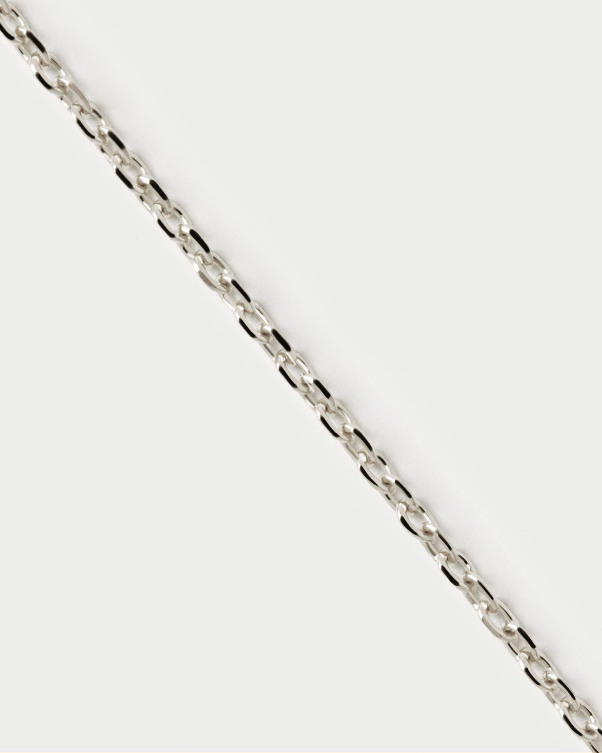 White gold Jane chain necklace