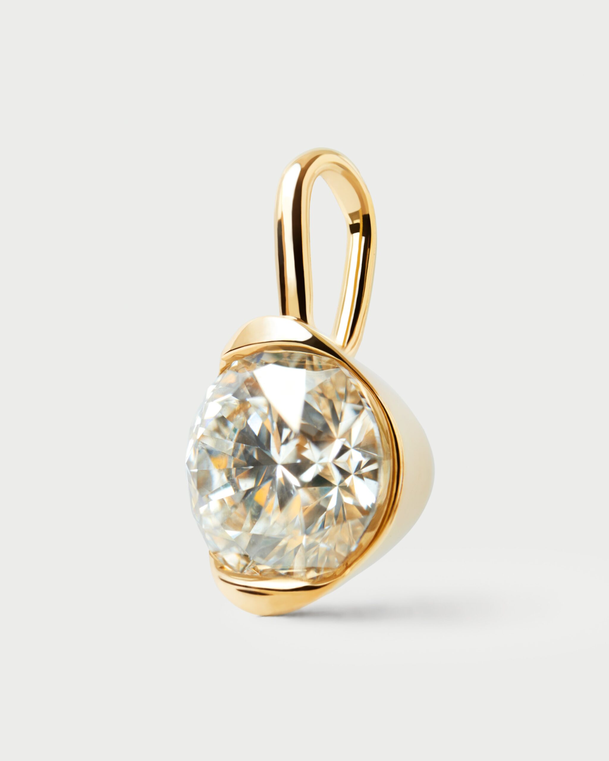 Diamond and gold Grace pendant