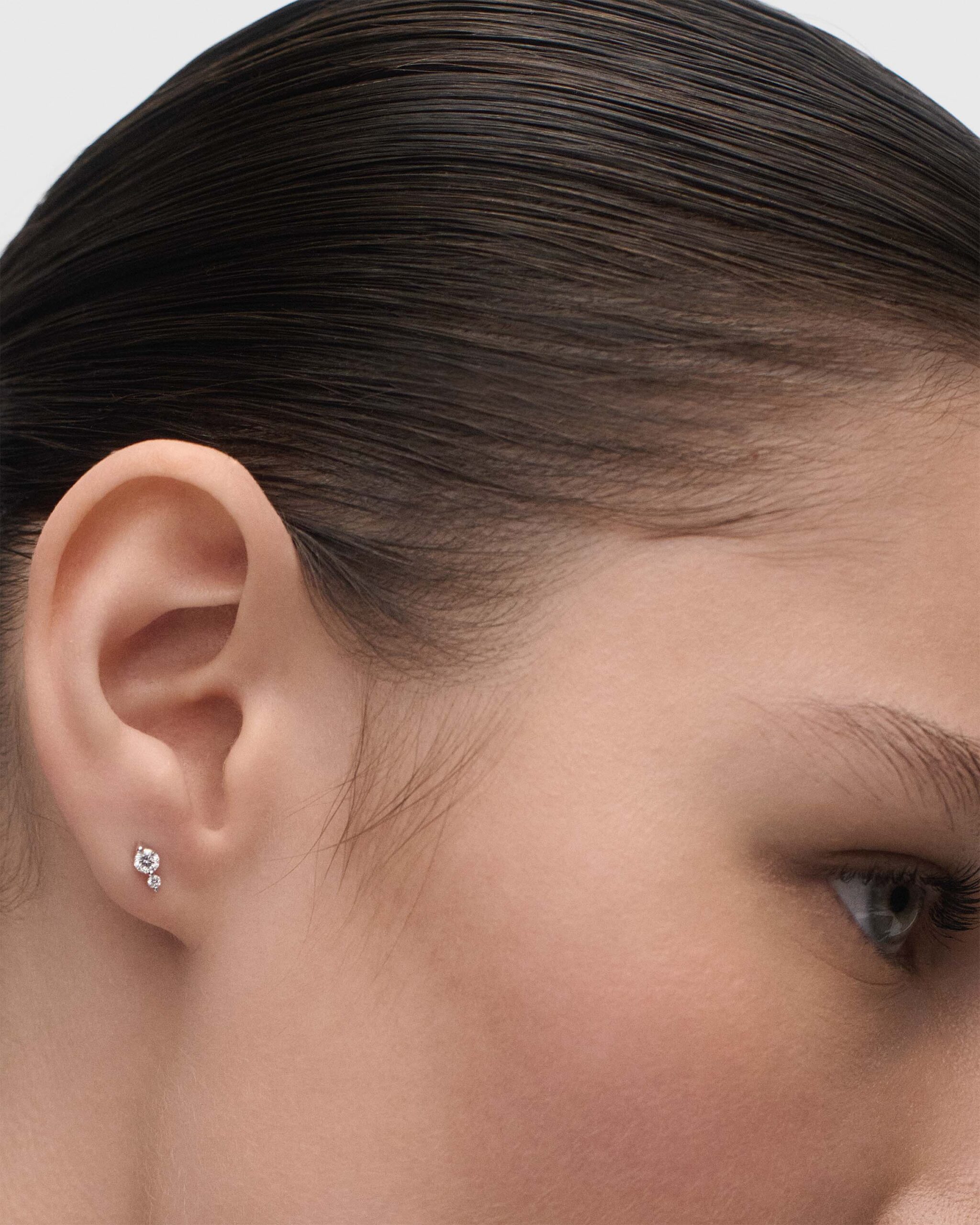 Diamonds and white gold Eve Mini ear piercing