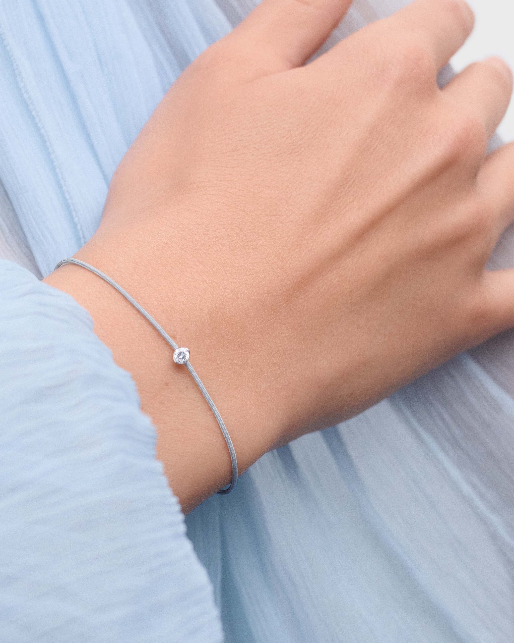 Grace diamond cord bracelet