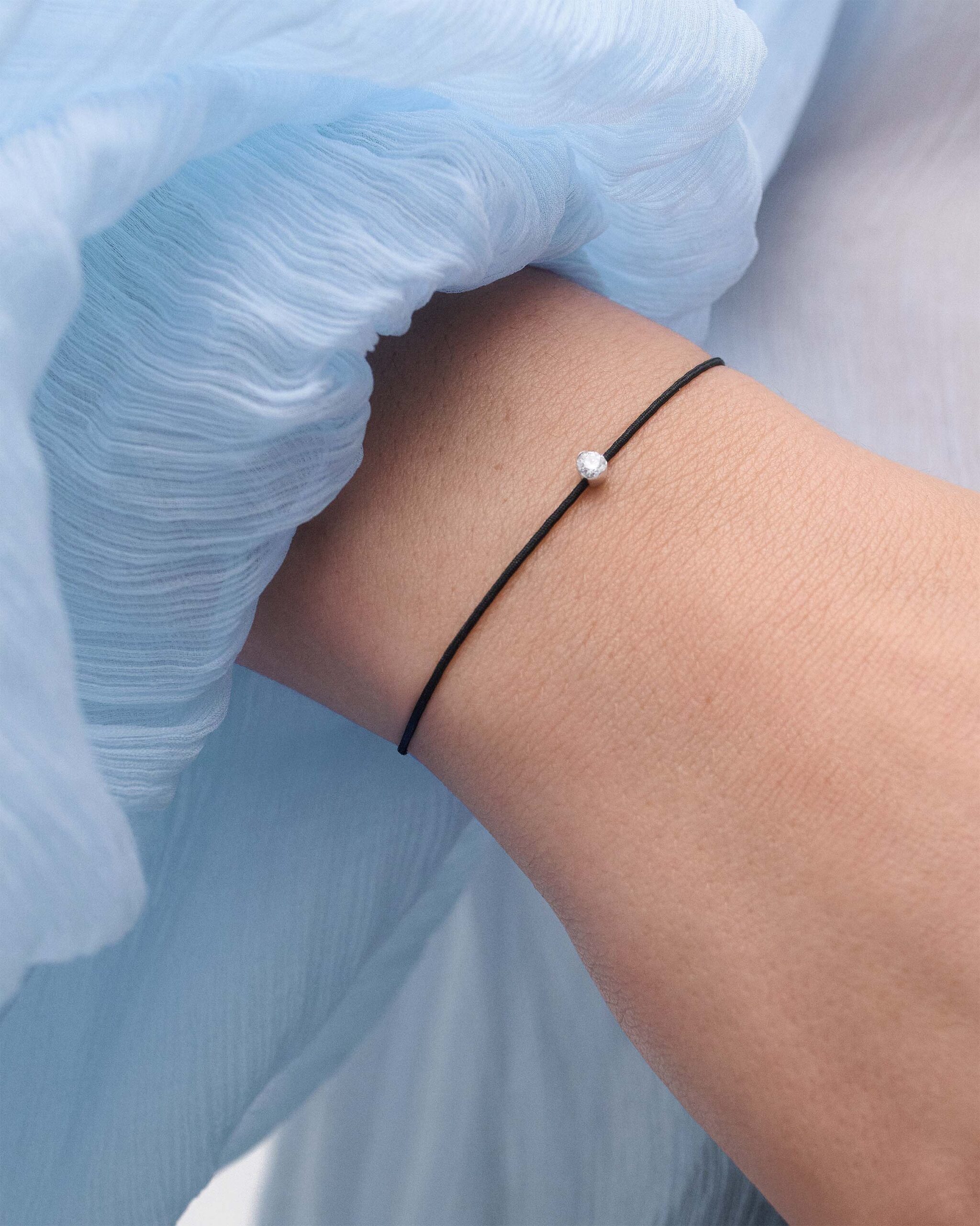 Grace diamond cord bracelet