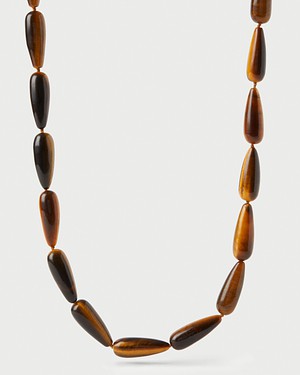 Tiger Eye Drop Necklace