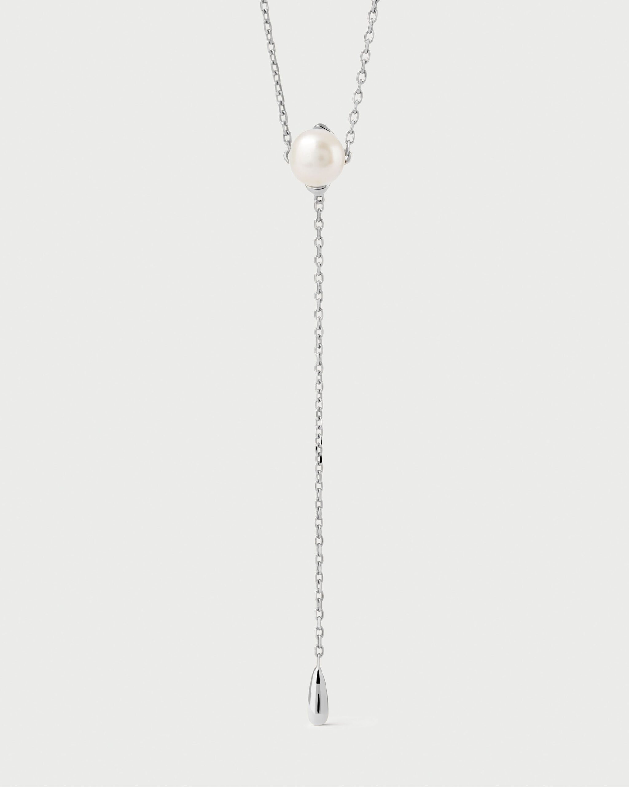 Pearl Stella Silver necklace