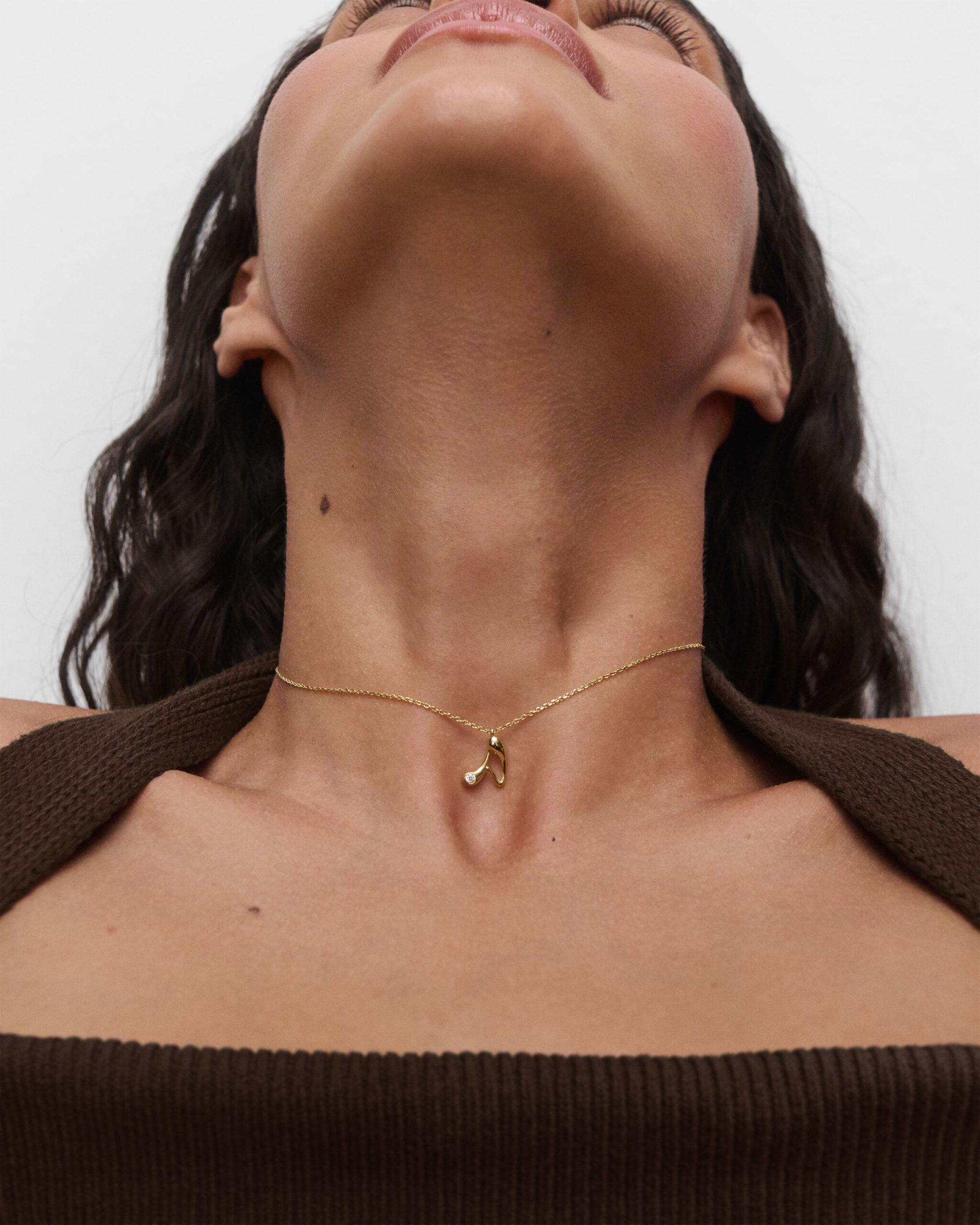 Initial pendant necklace