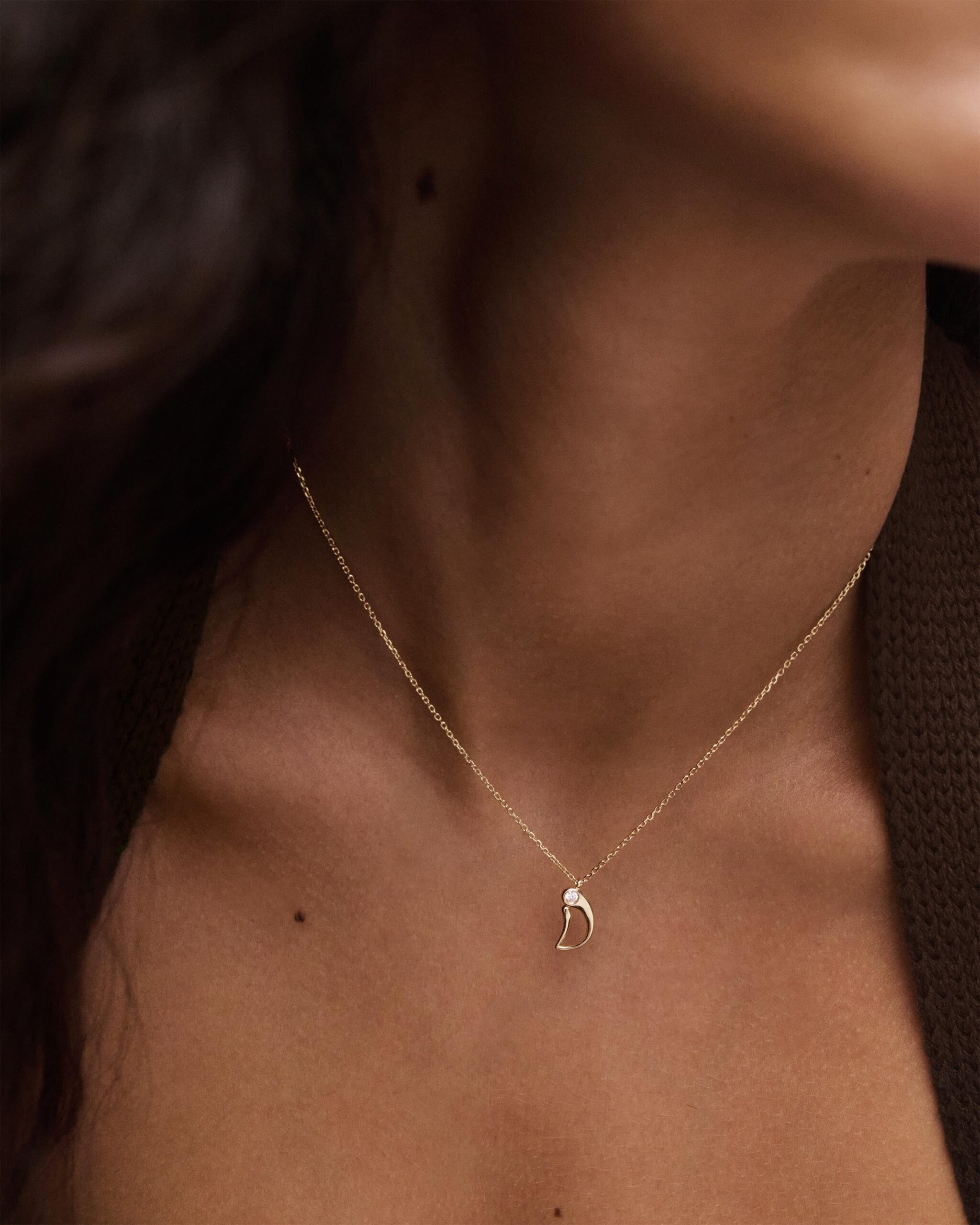 Initial pendant necklace