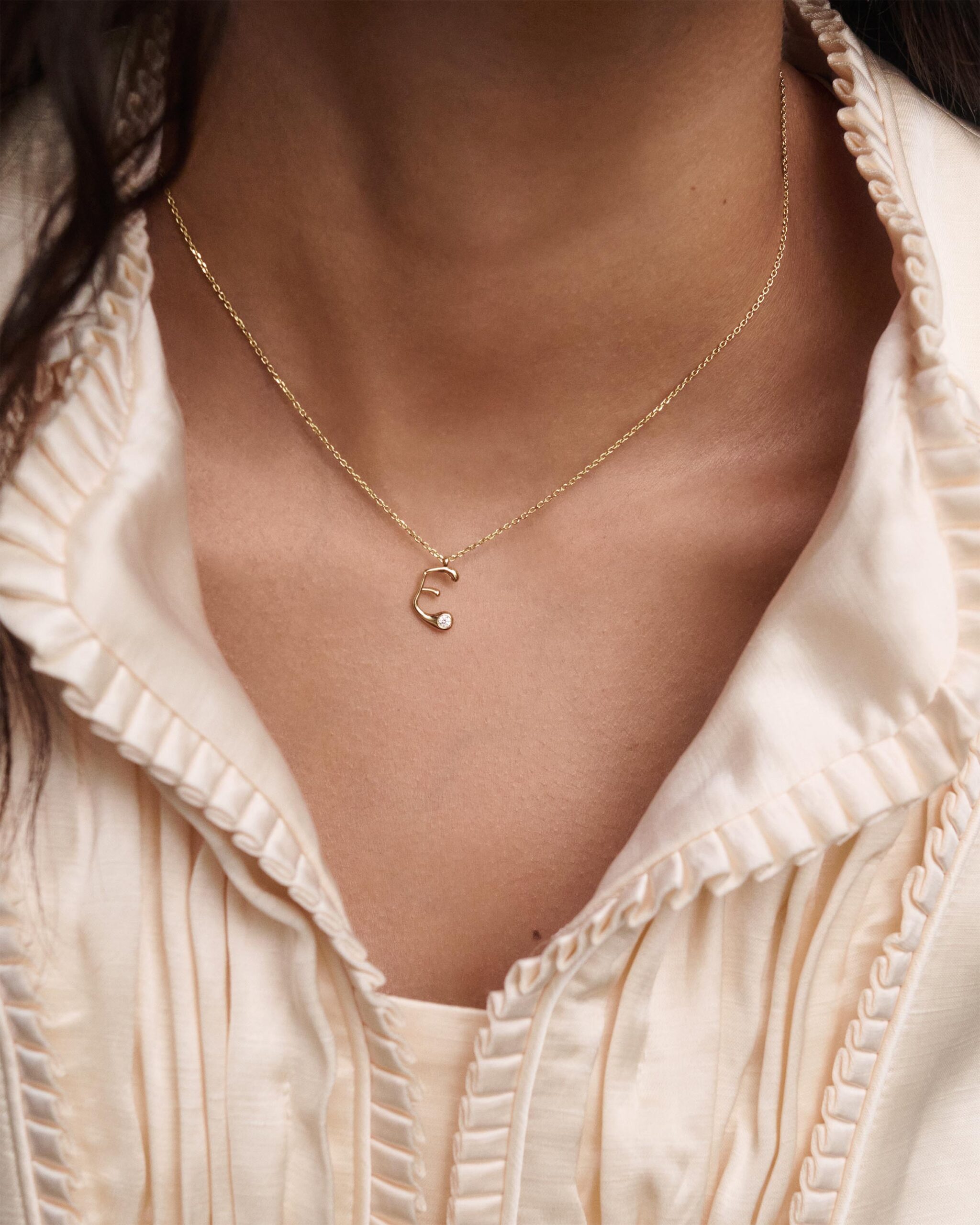 Initial pendant necklace