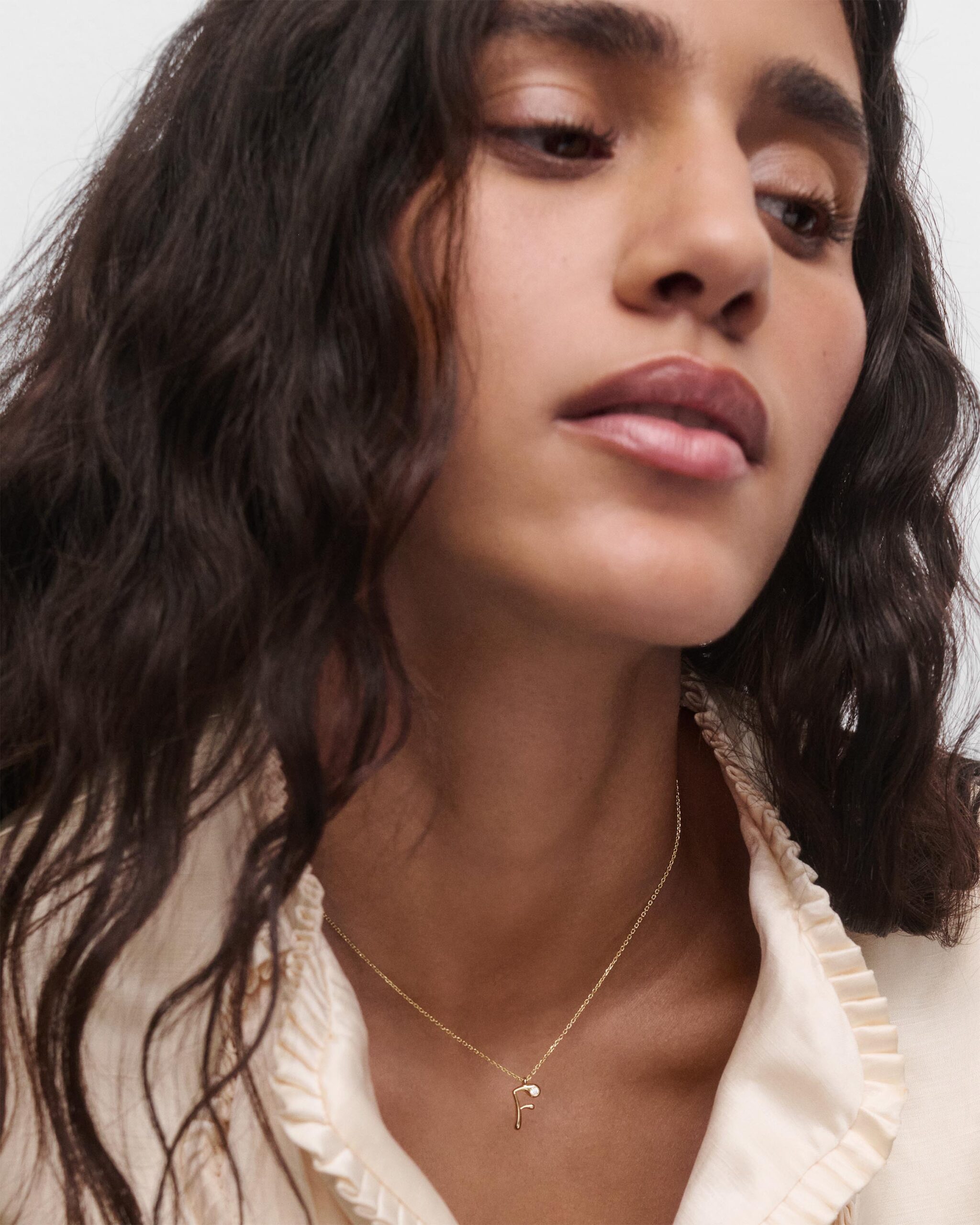 Initial pendant necklace