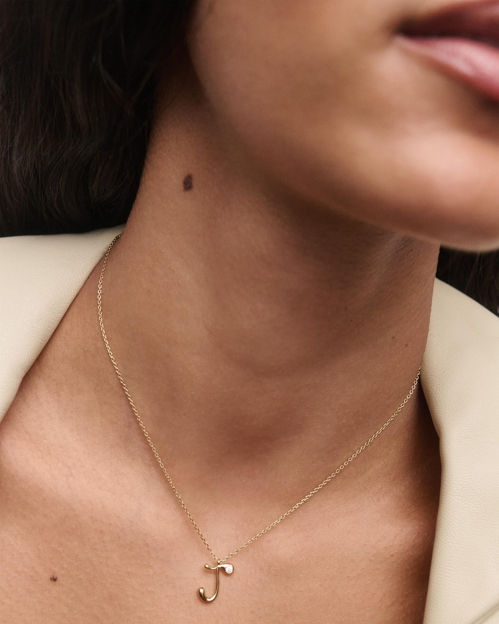 Initial pendant necklace