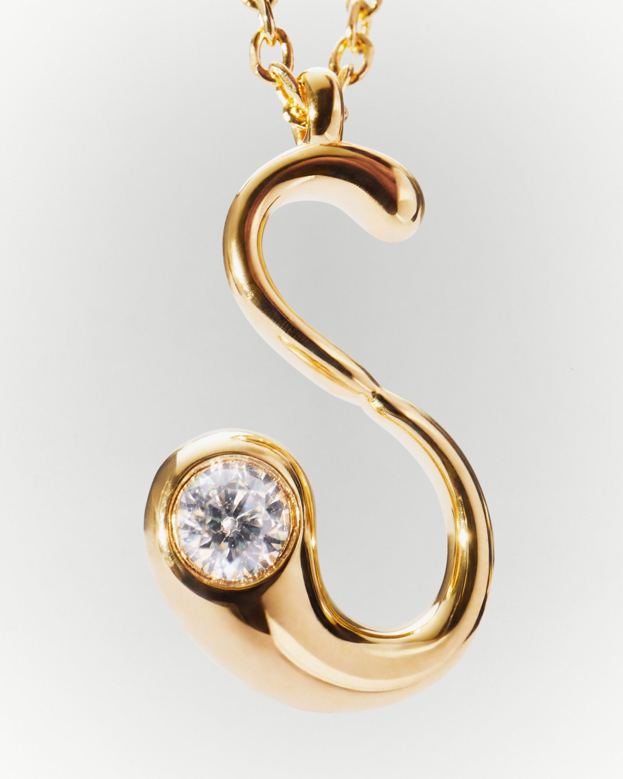 Initial pendant necklace