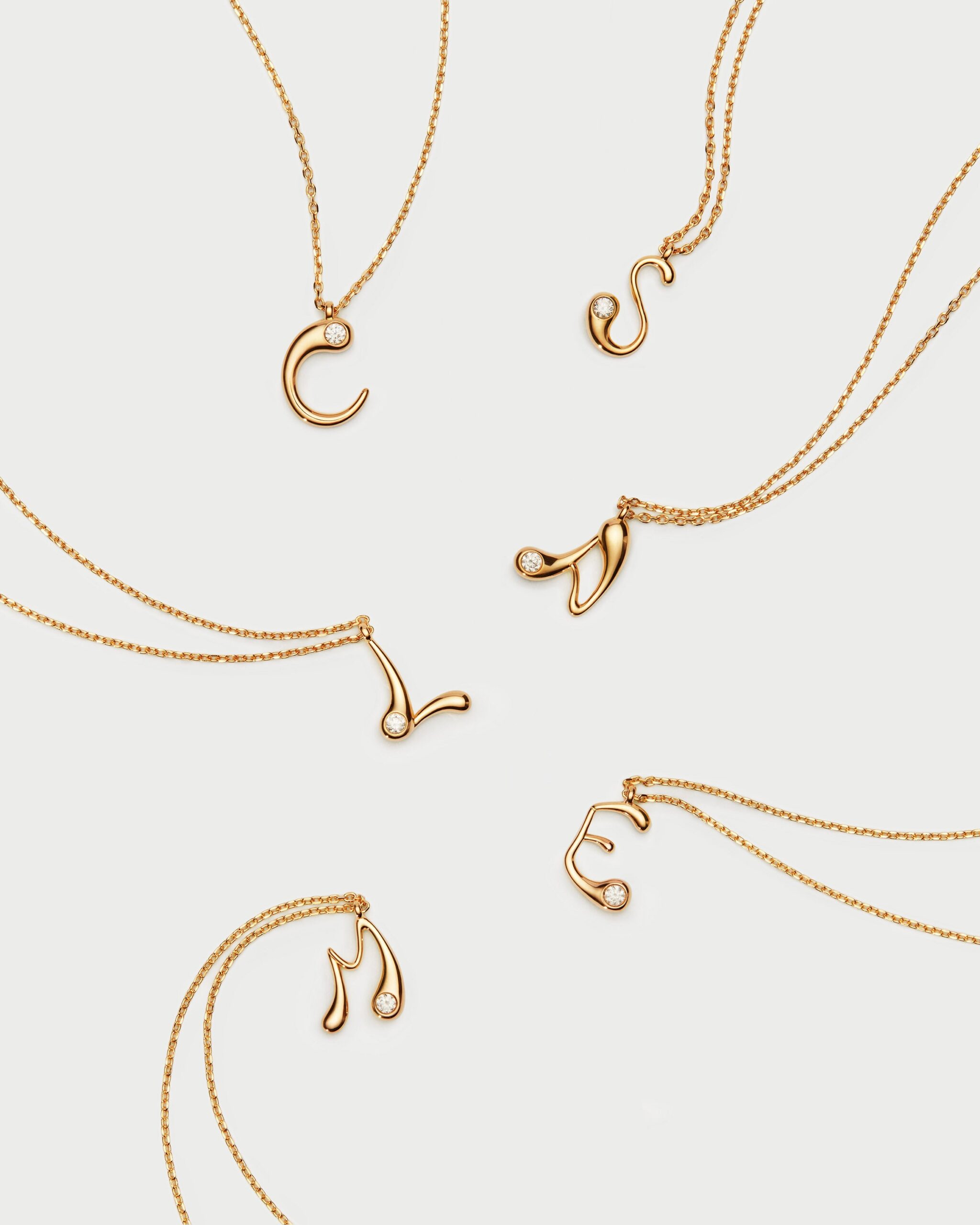 Initial pendant necklace