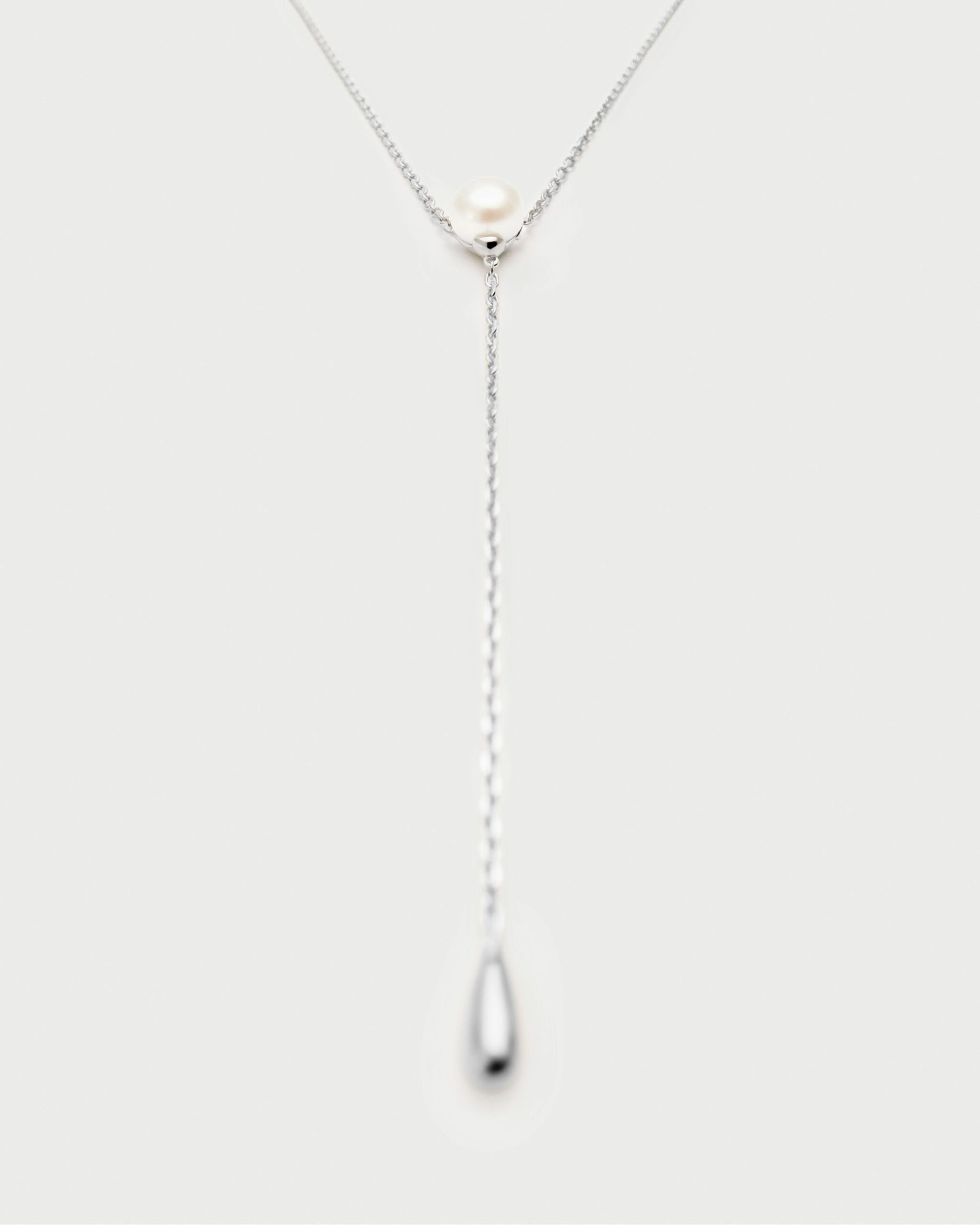 Pearl Stella Silver necklace