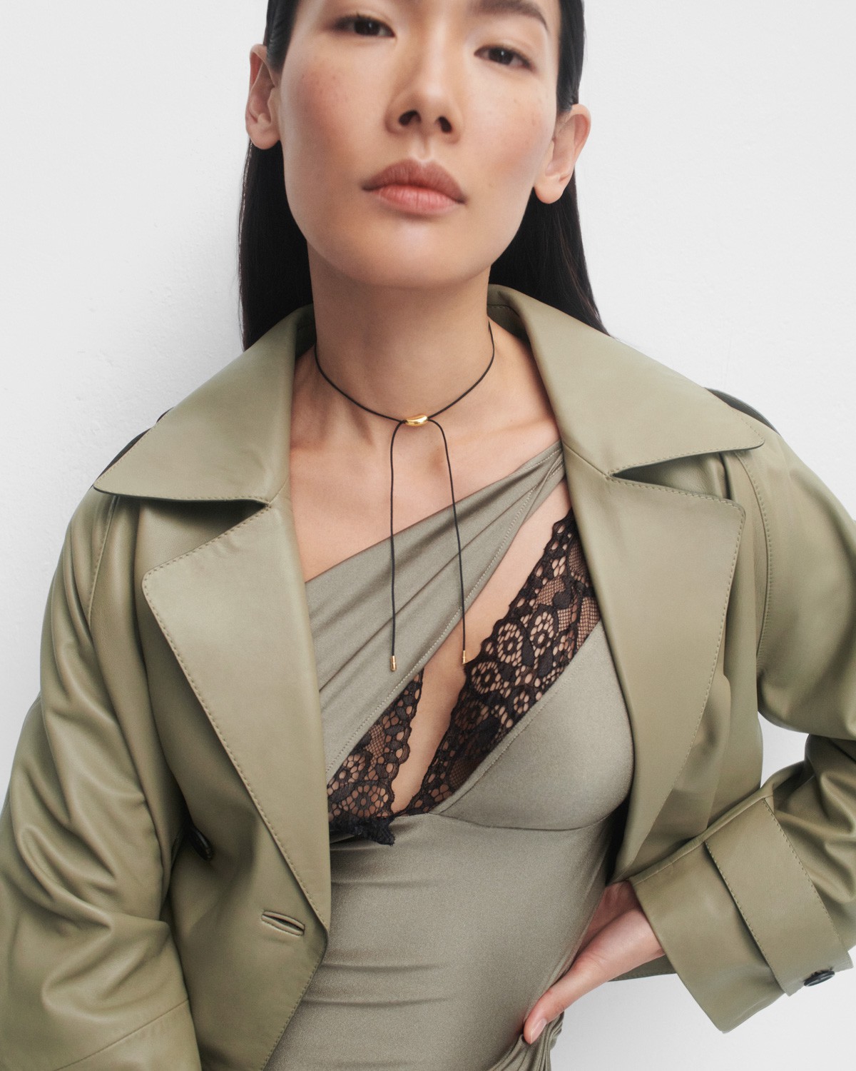 Rodeo Black Cord Necklace