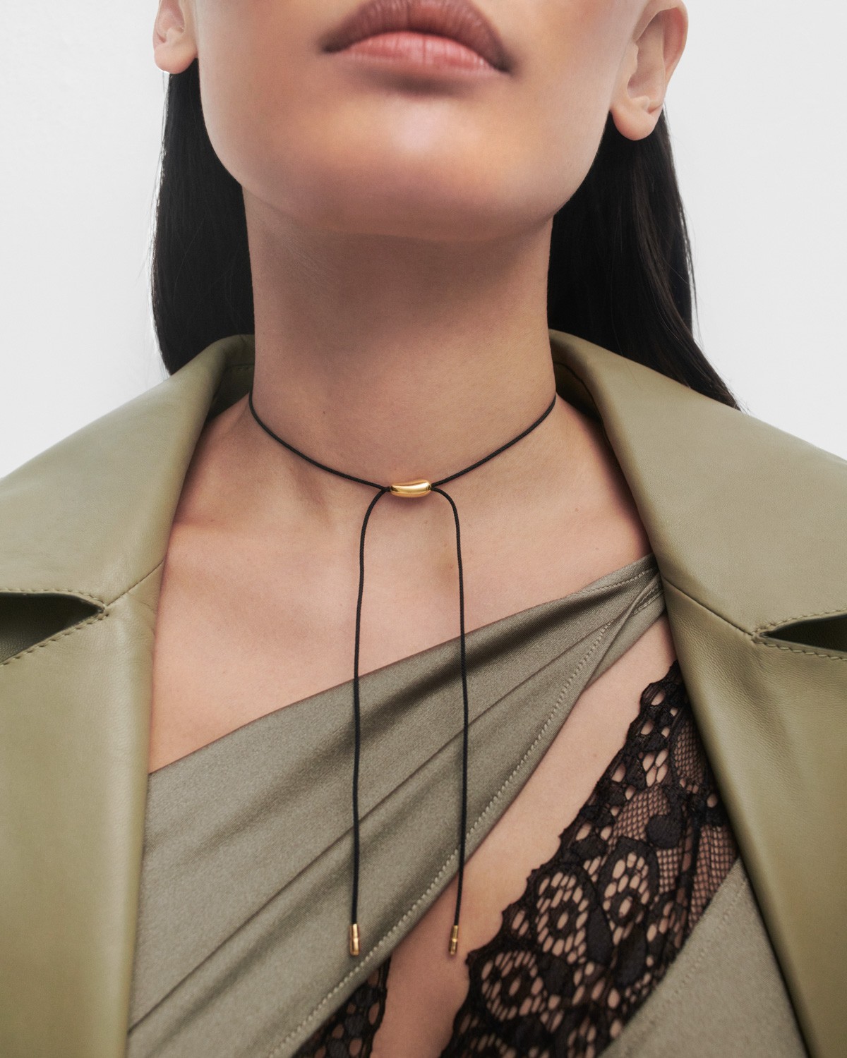 Rodeo Black Cord Necklace