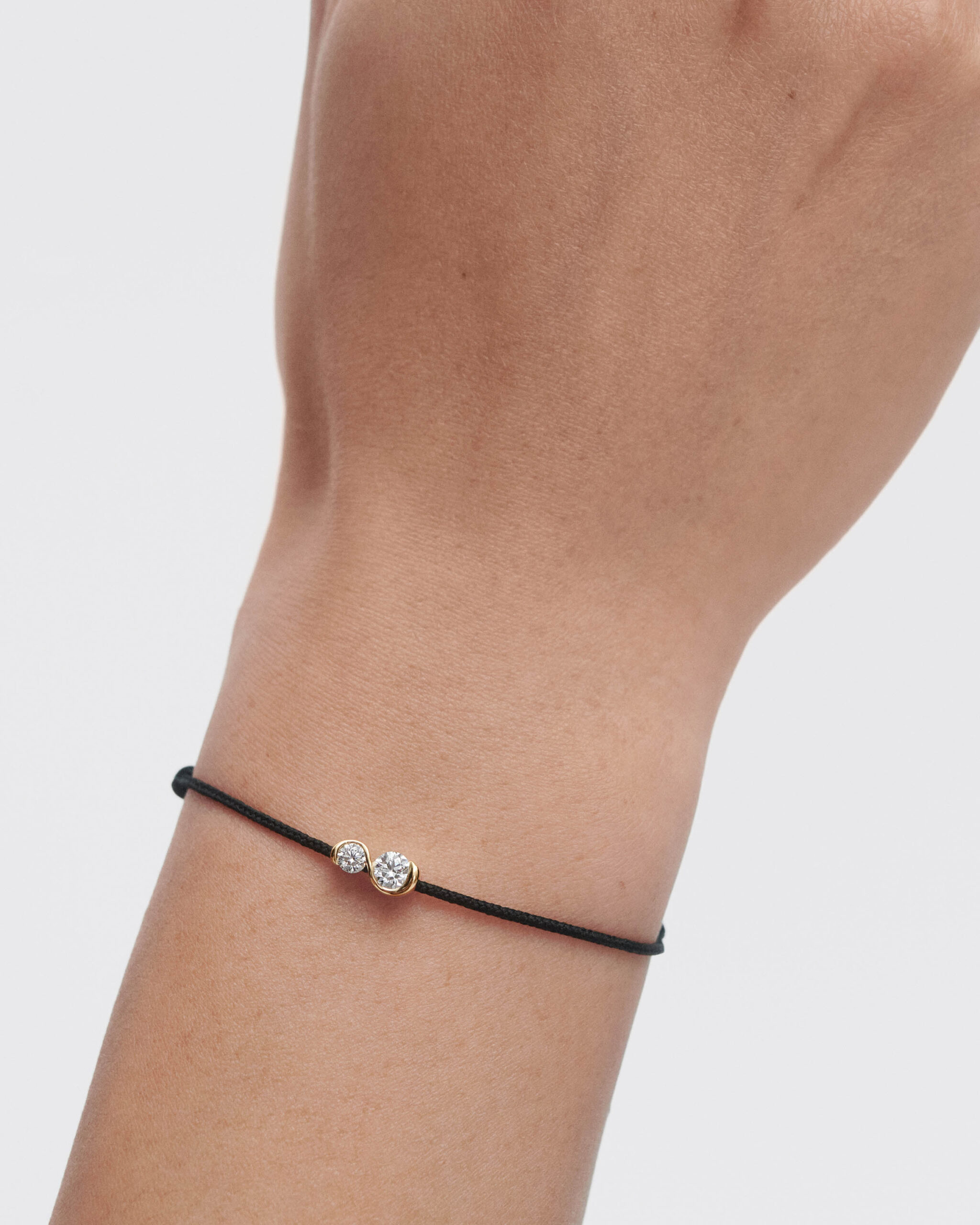 Dafne Diamond cord bracelet
