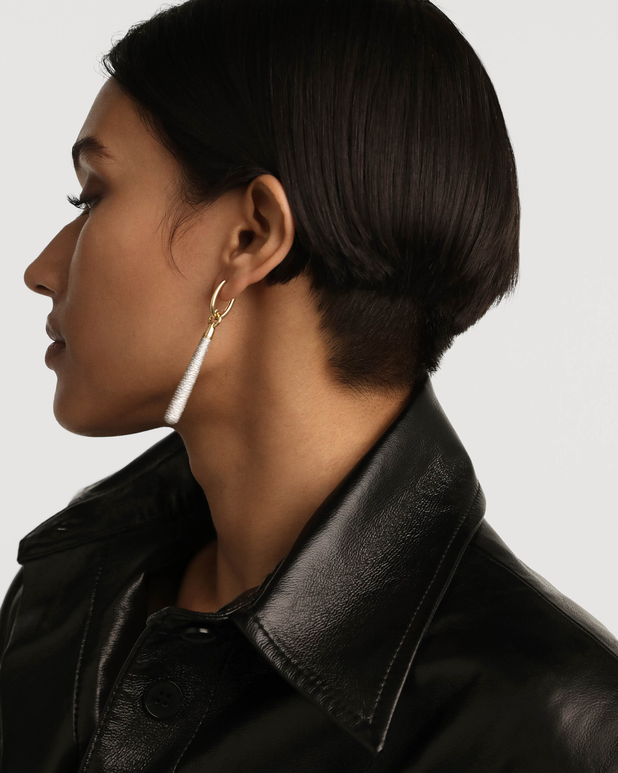 Pavé Supreme Jupiter Single Hoop