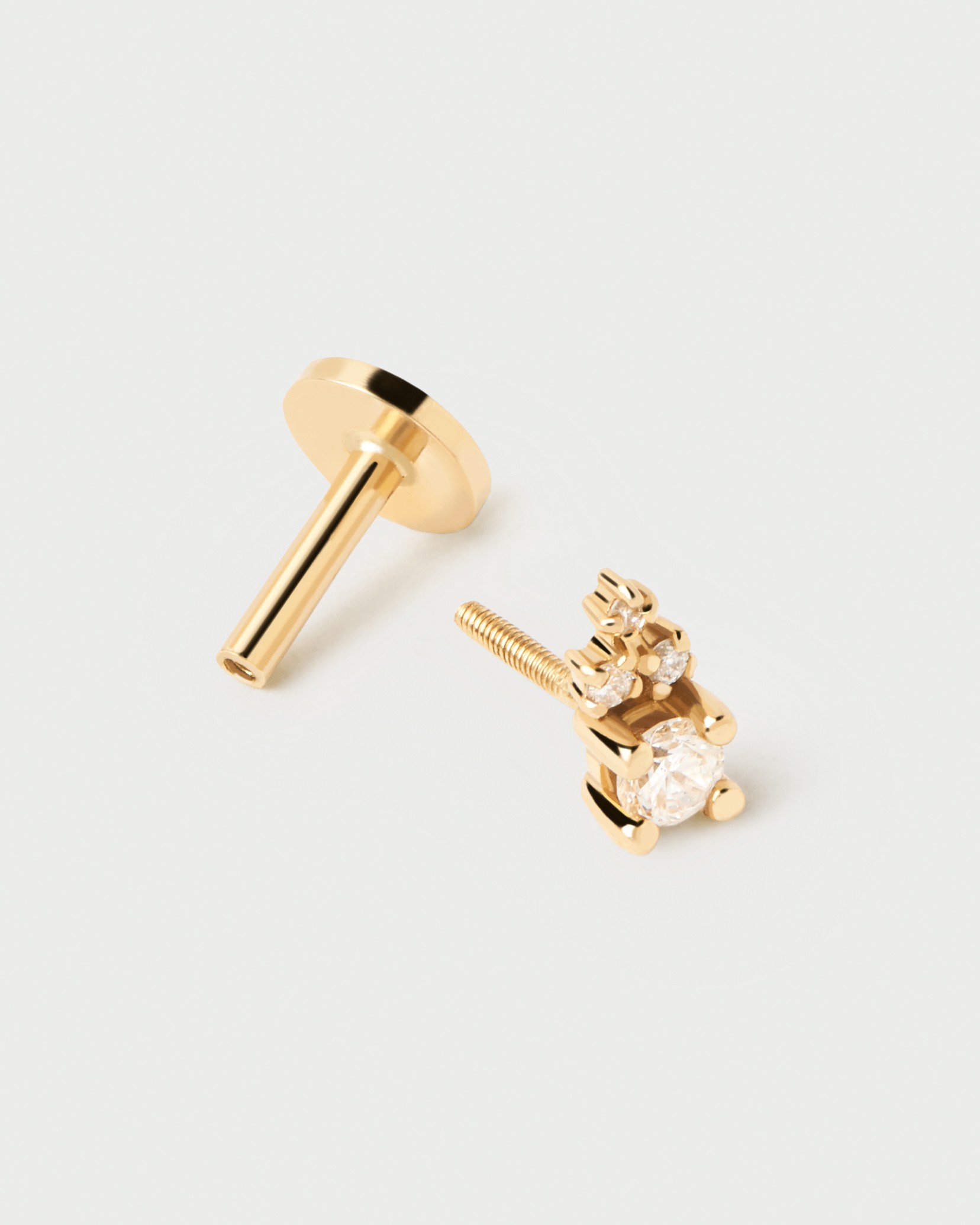 Diamonds and gold Chelsea Single Earring