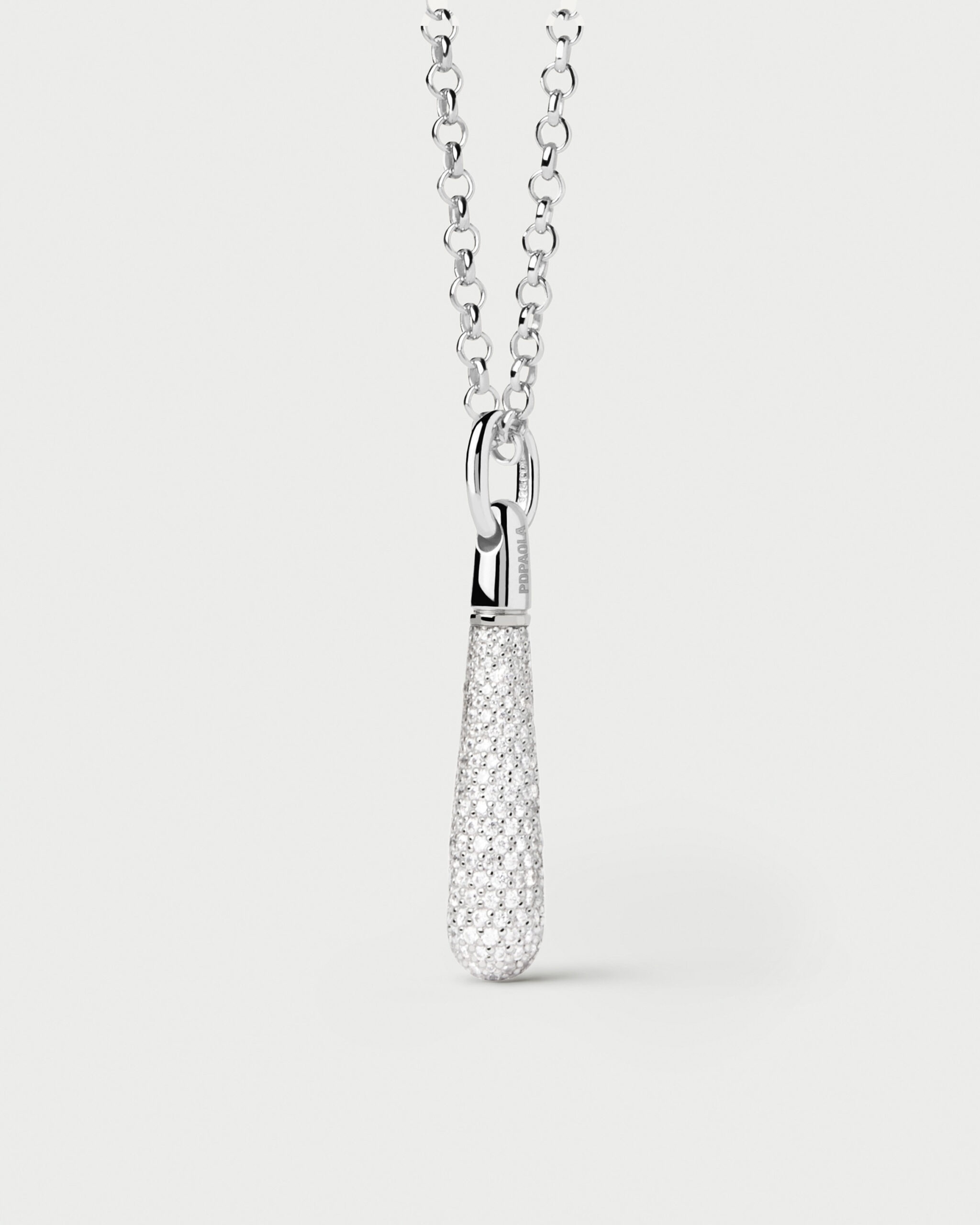 Pavé Large Drop Pendant