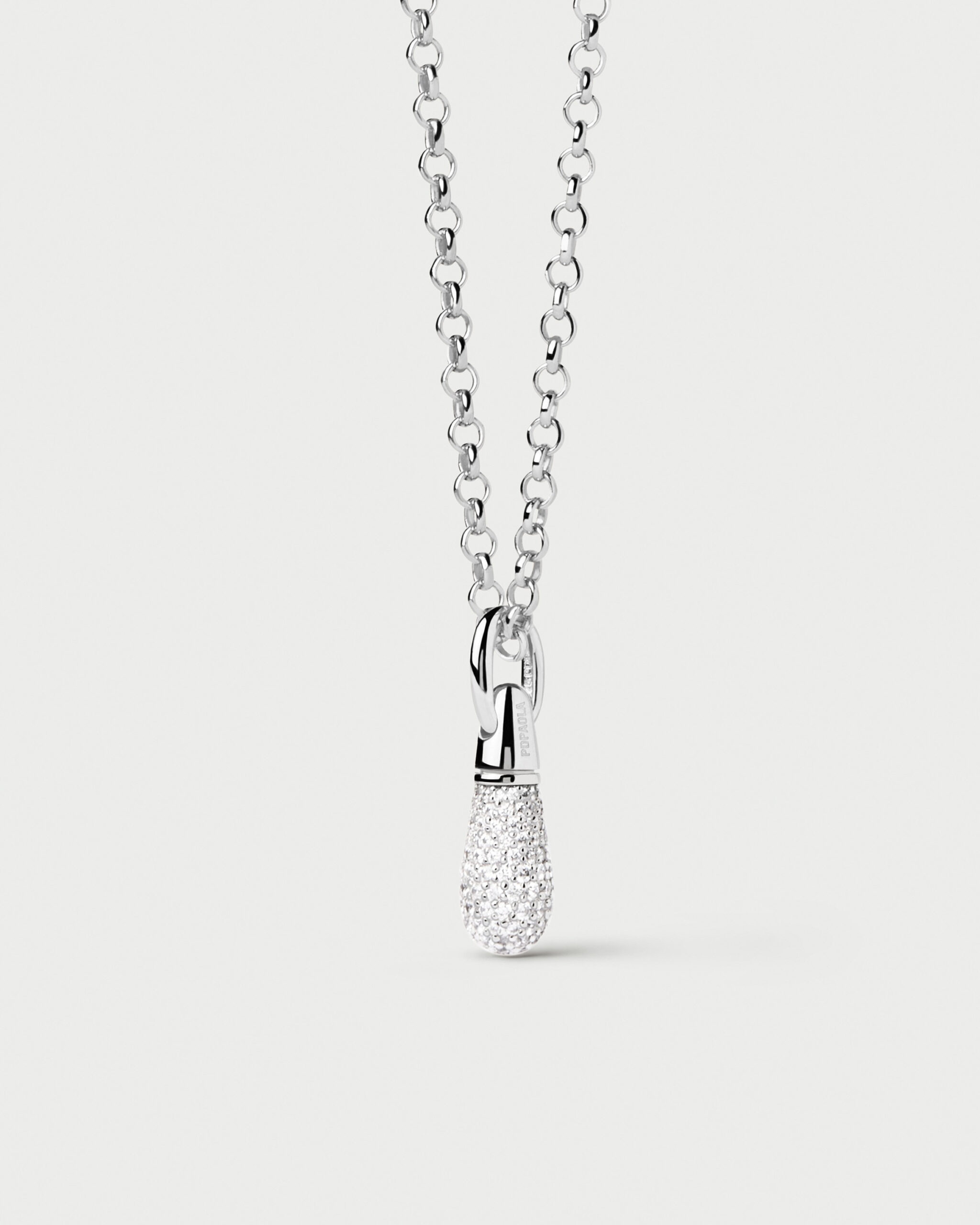 Pavé Drop Pendant