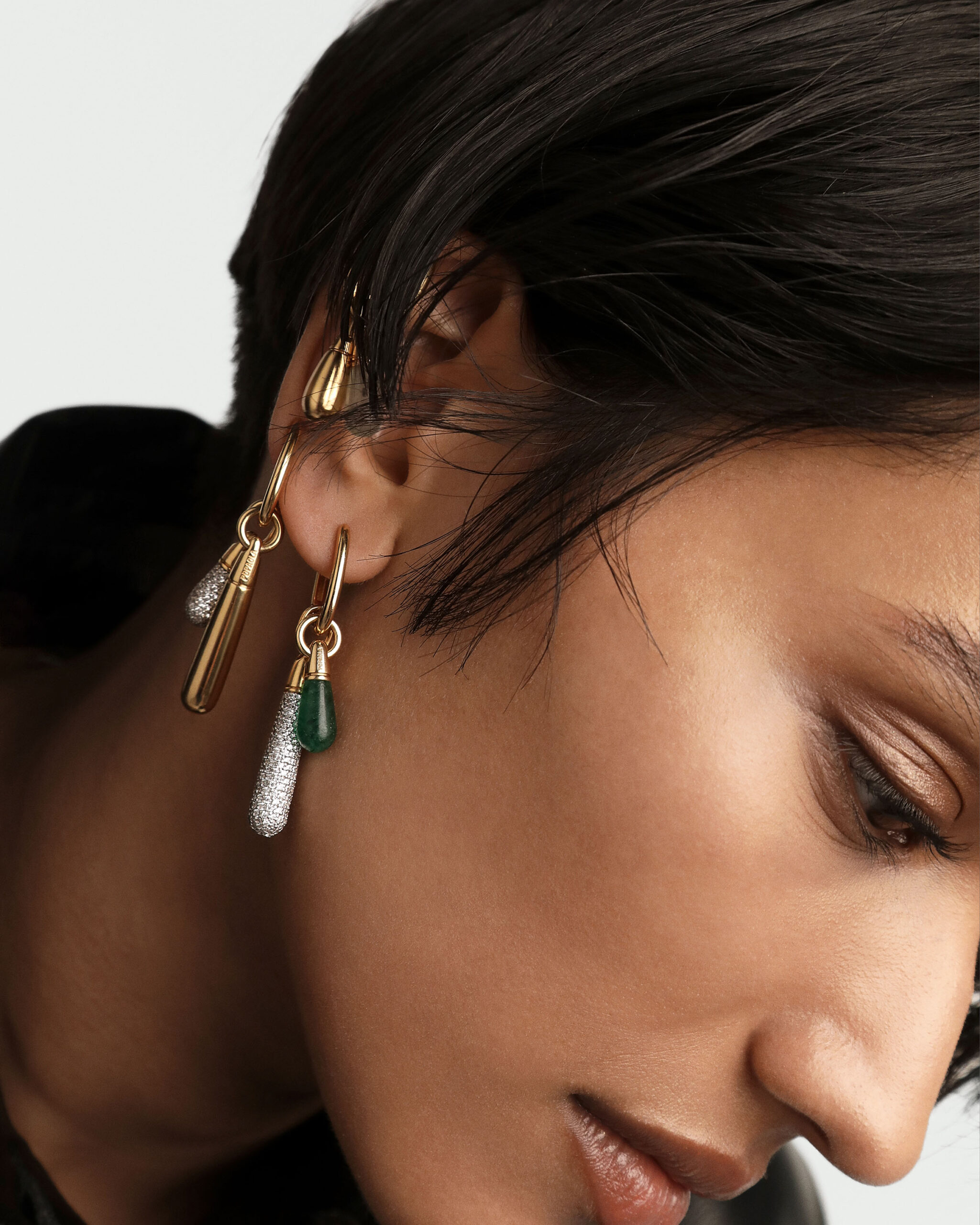 Pavé Large Drop Pendant