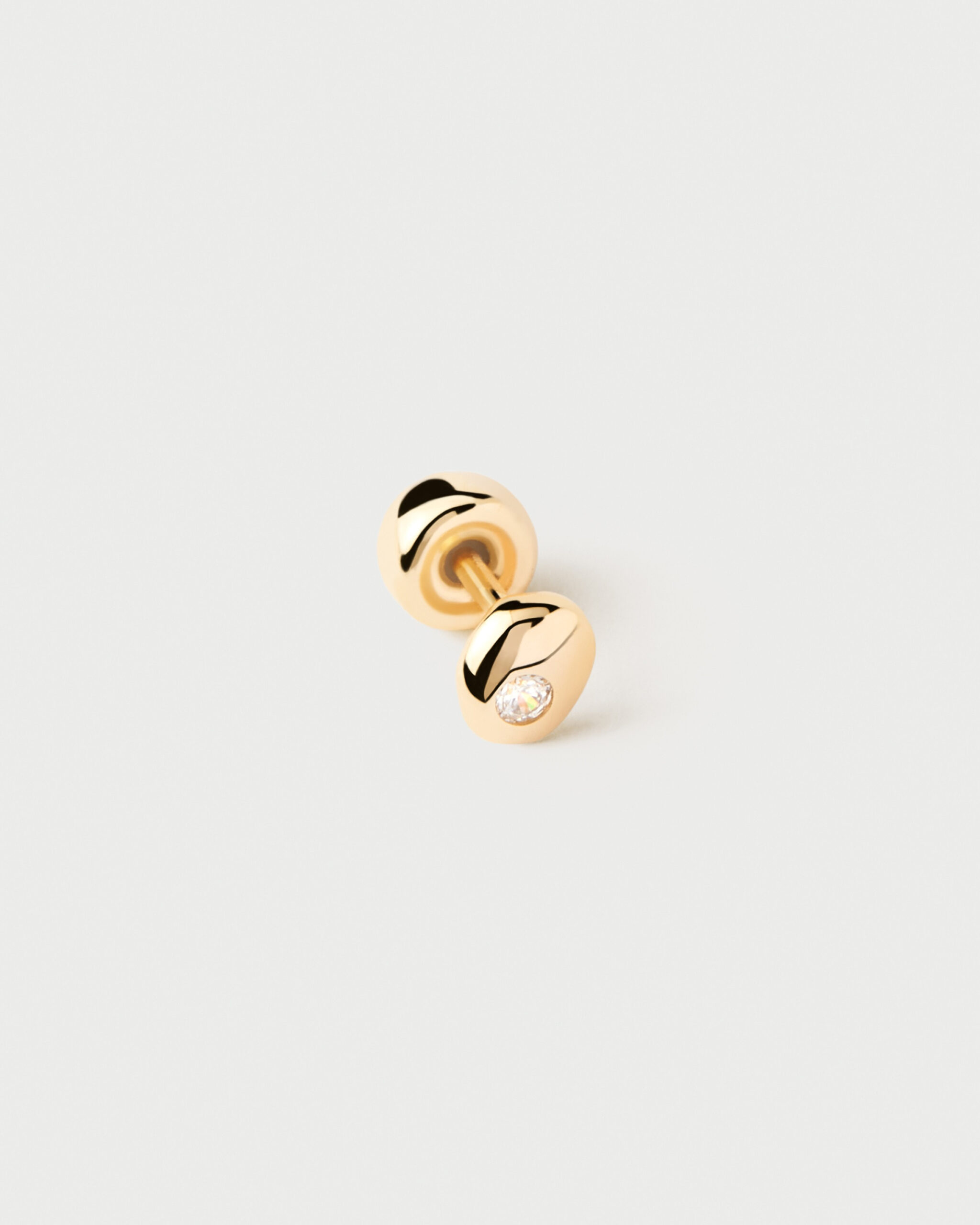 Sand single stud earring