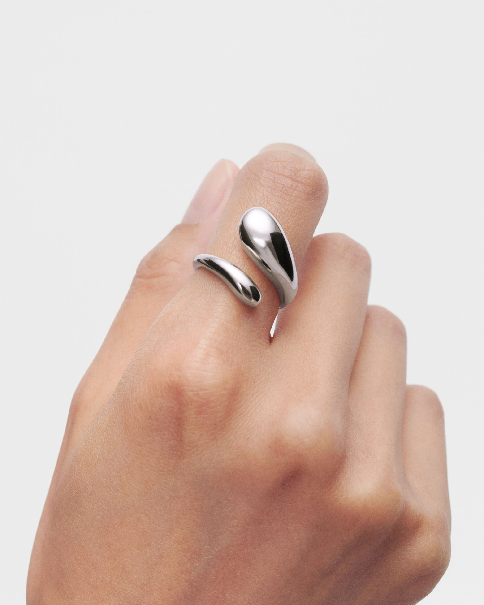 Orbit silver ring