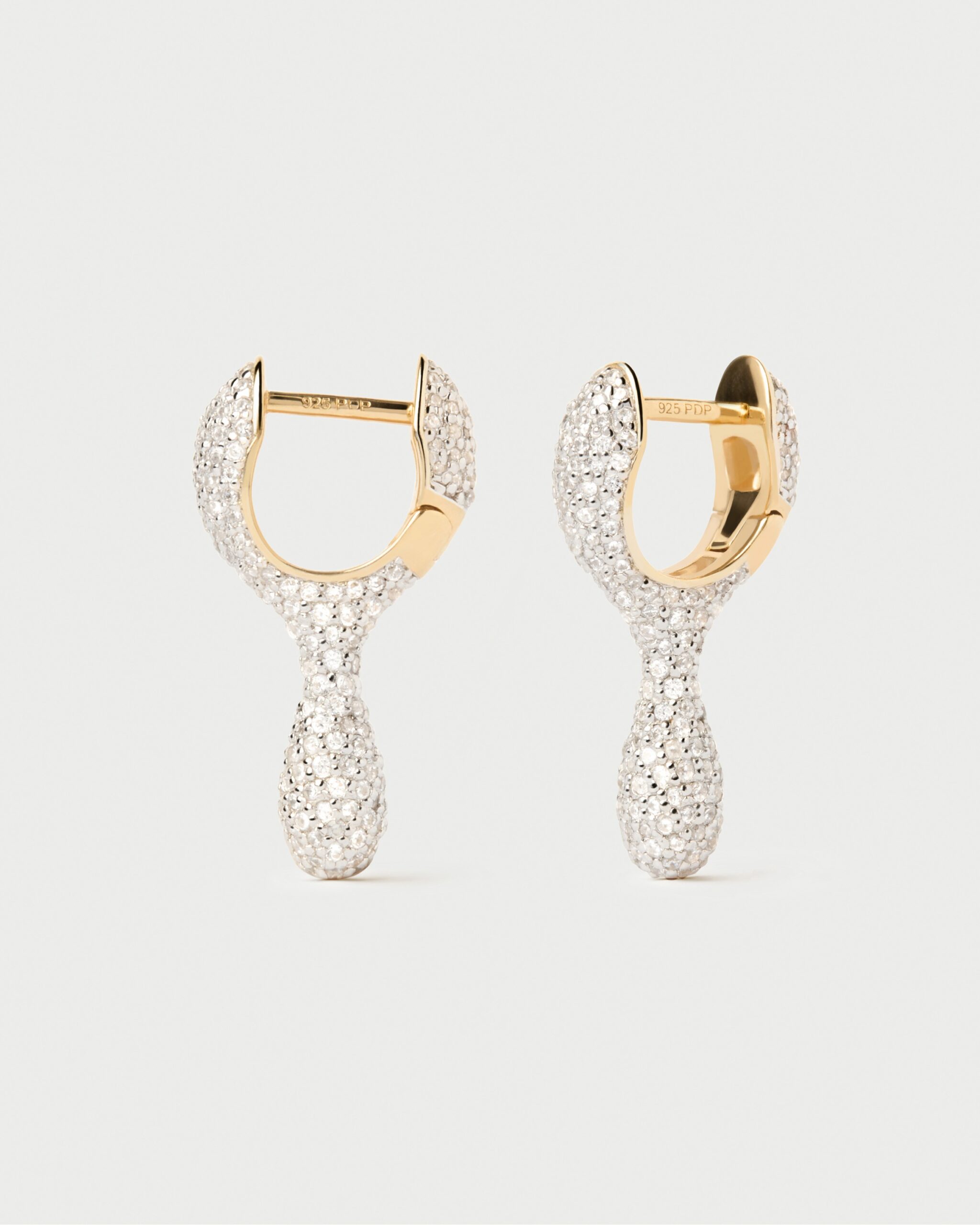 Pavé Ray hoops