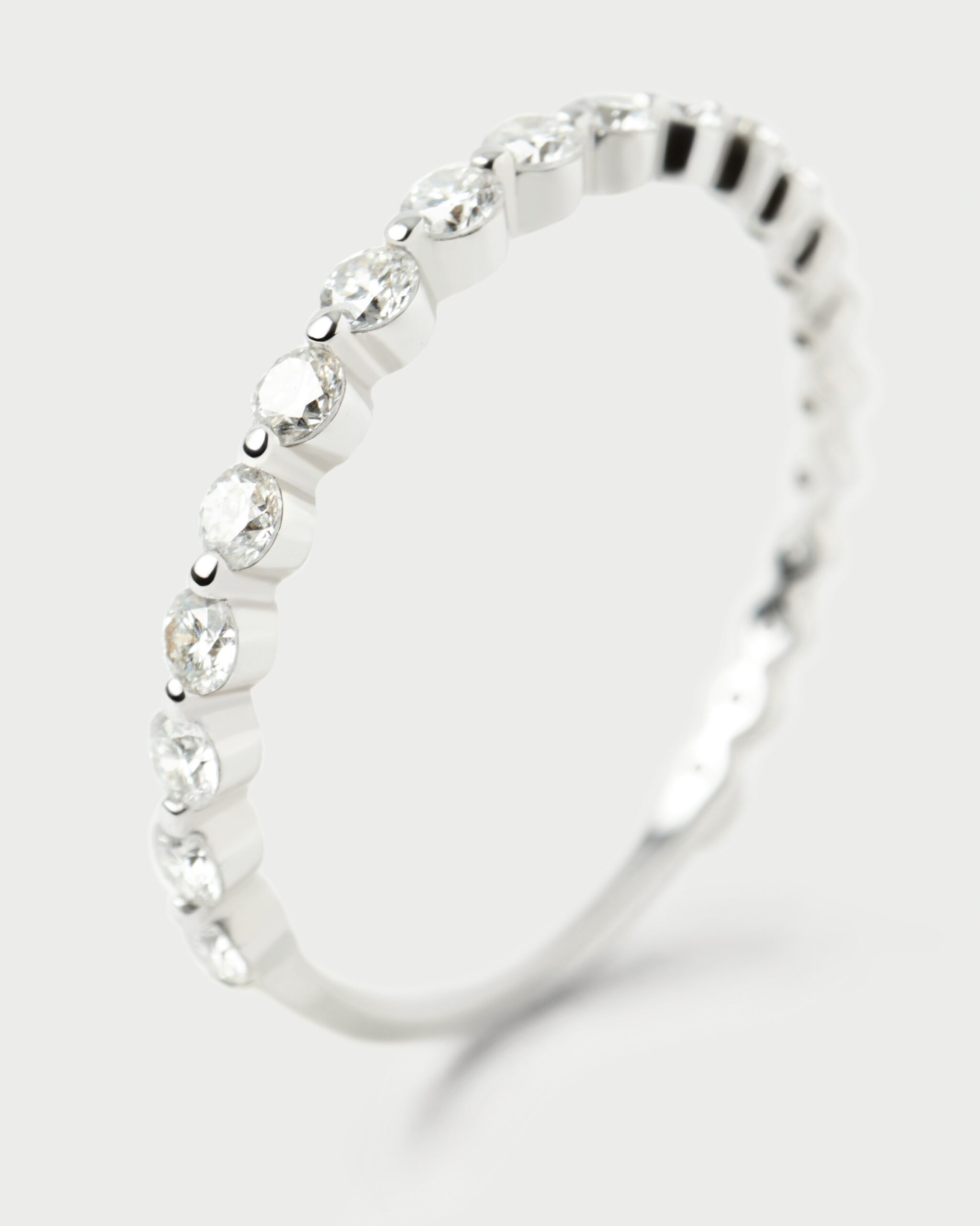 Diamonds and white gold Astra Mini eternity ring