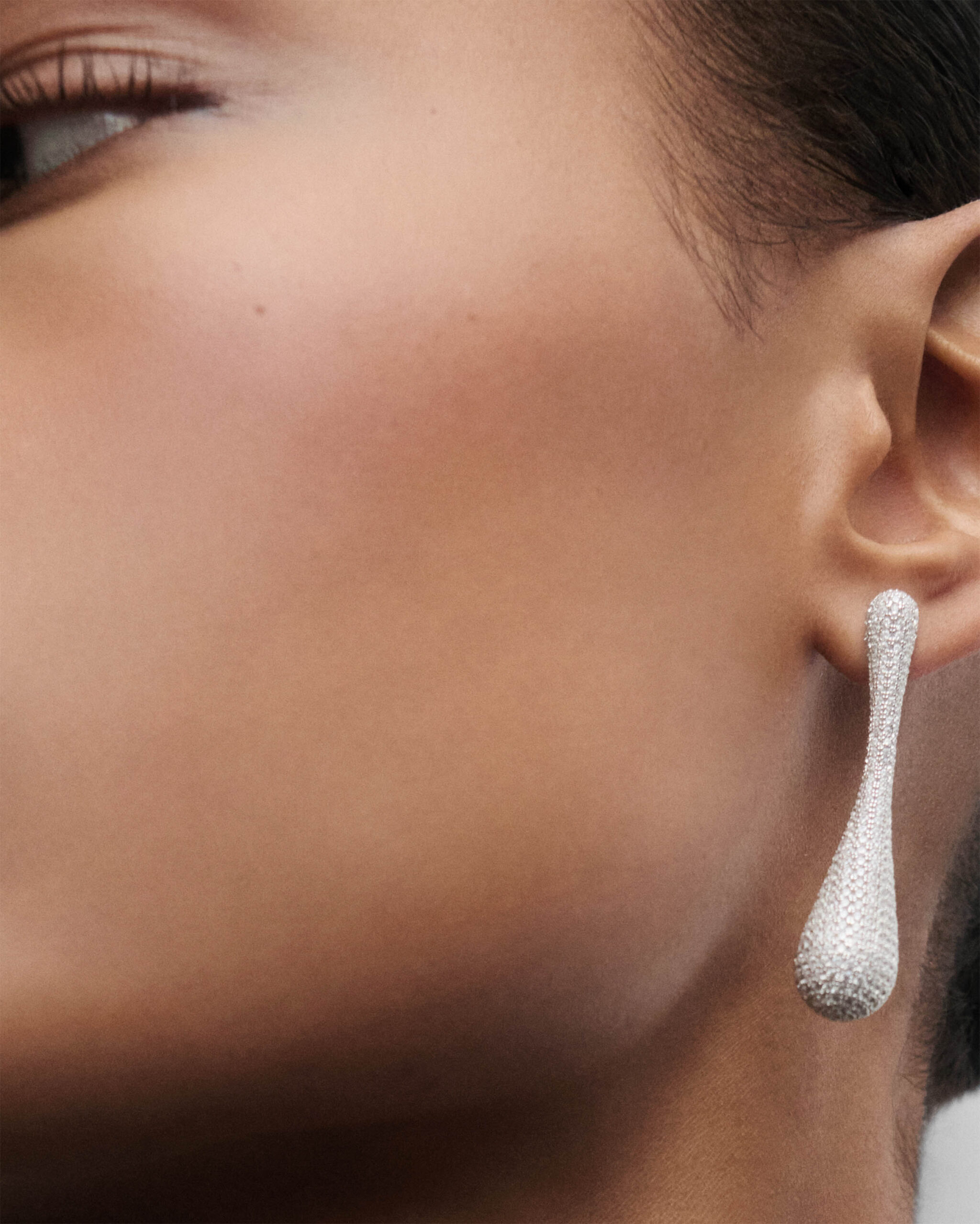 Pave Glacier earrings
