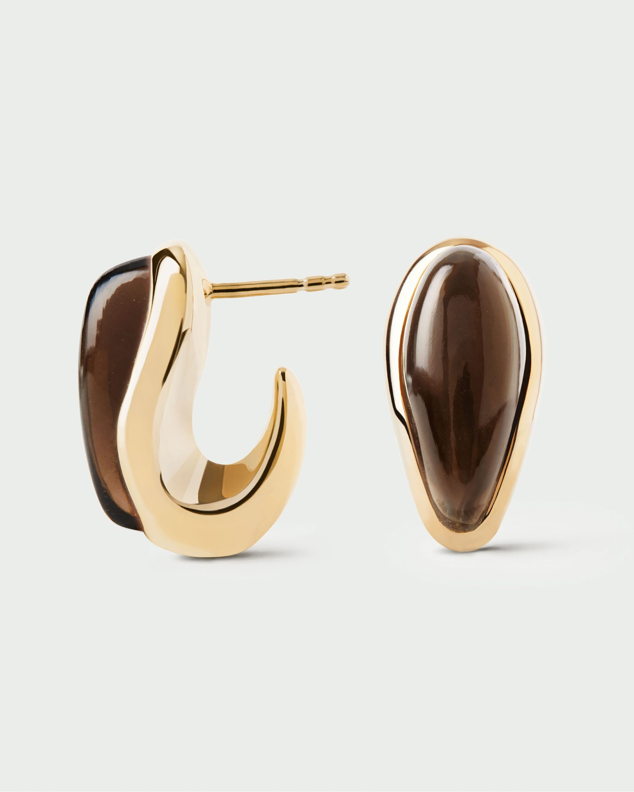 Quartz Luna Earrings