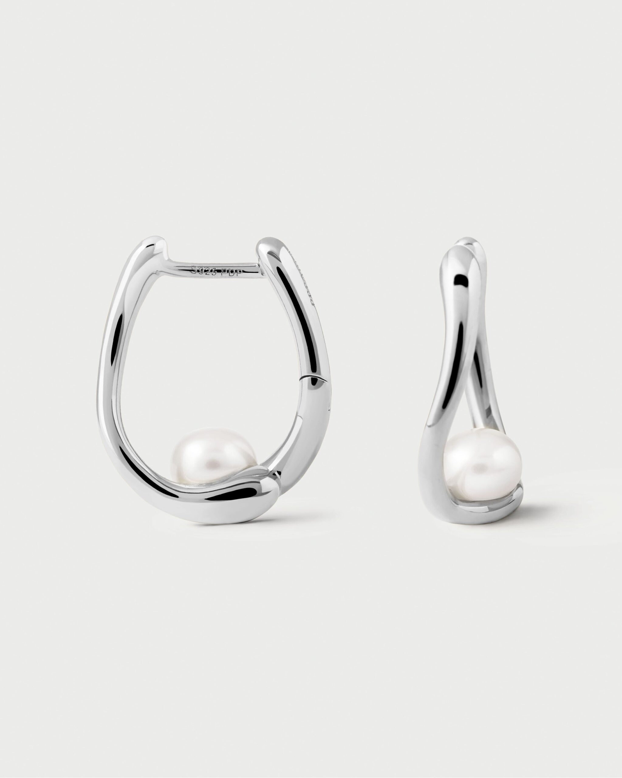 La perla aura hoops