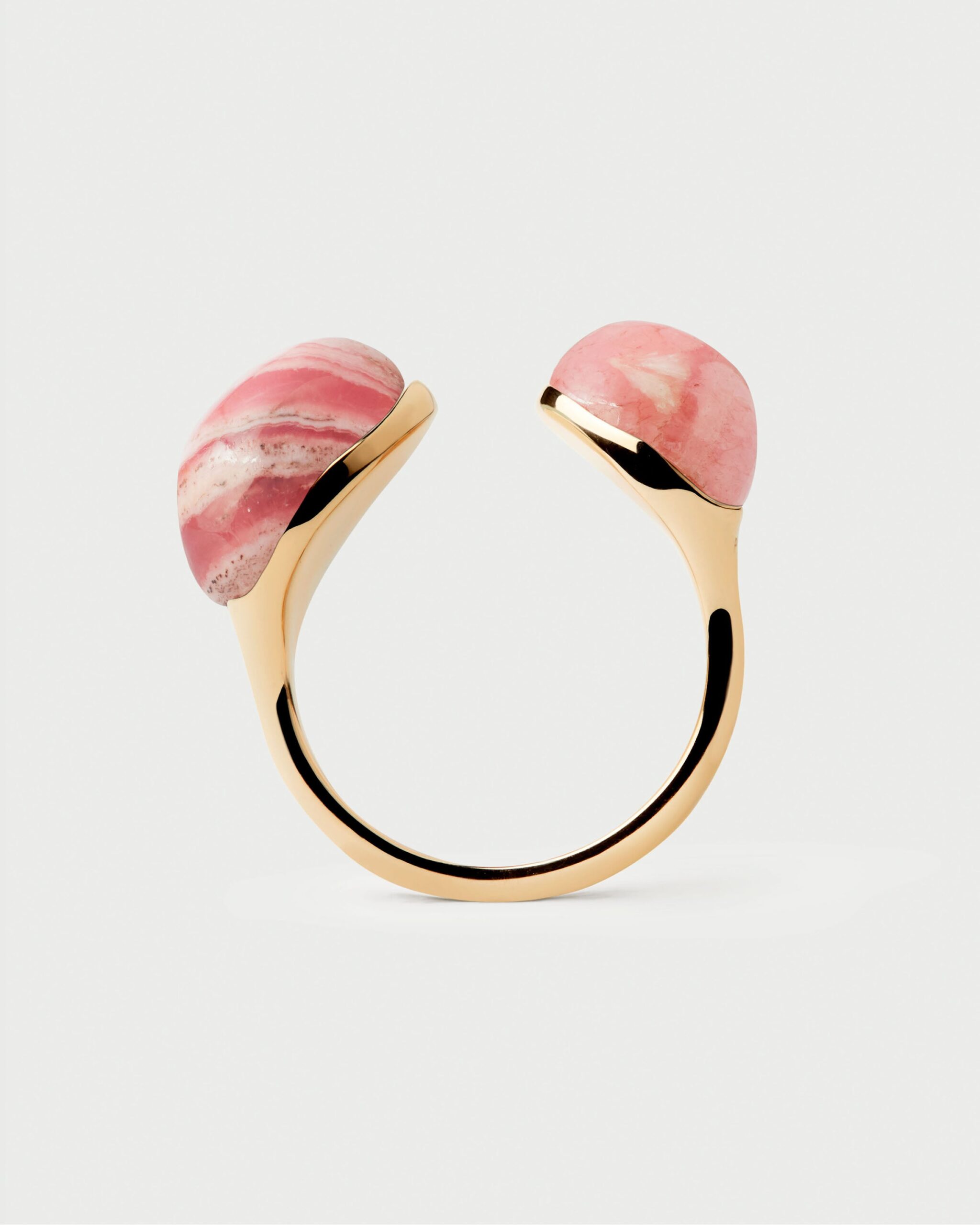 Rhodochrosite Gravity Ring