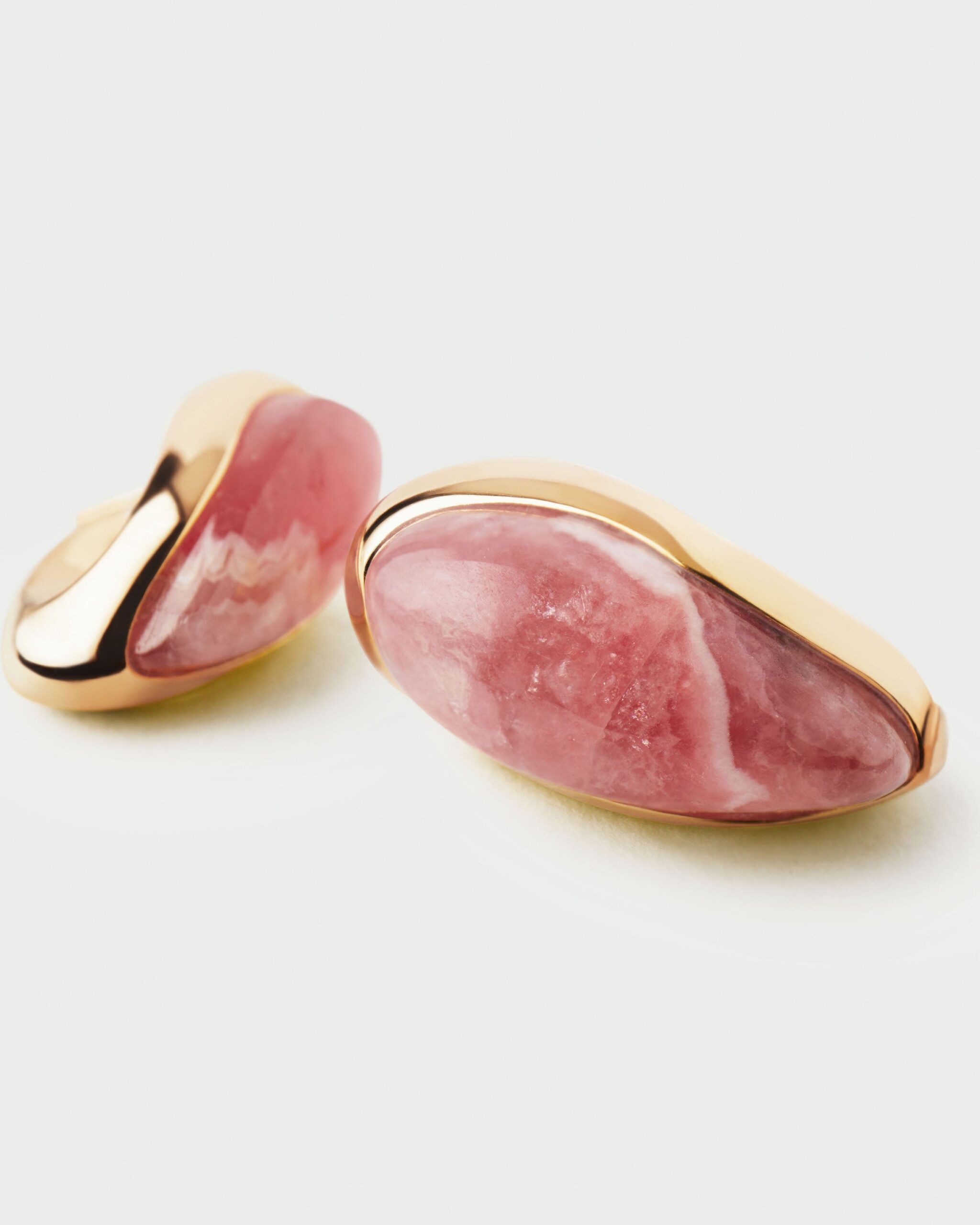 Rhodochrosite Luna Earrings