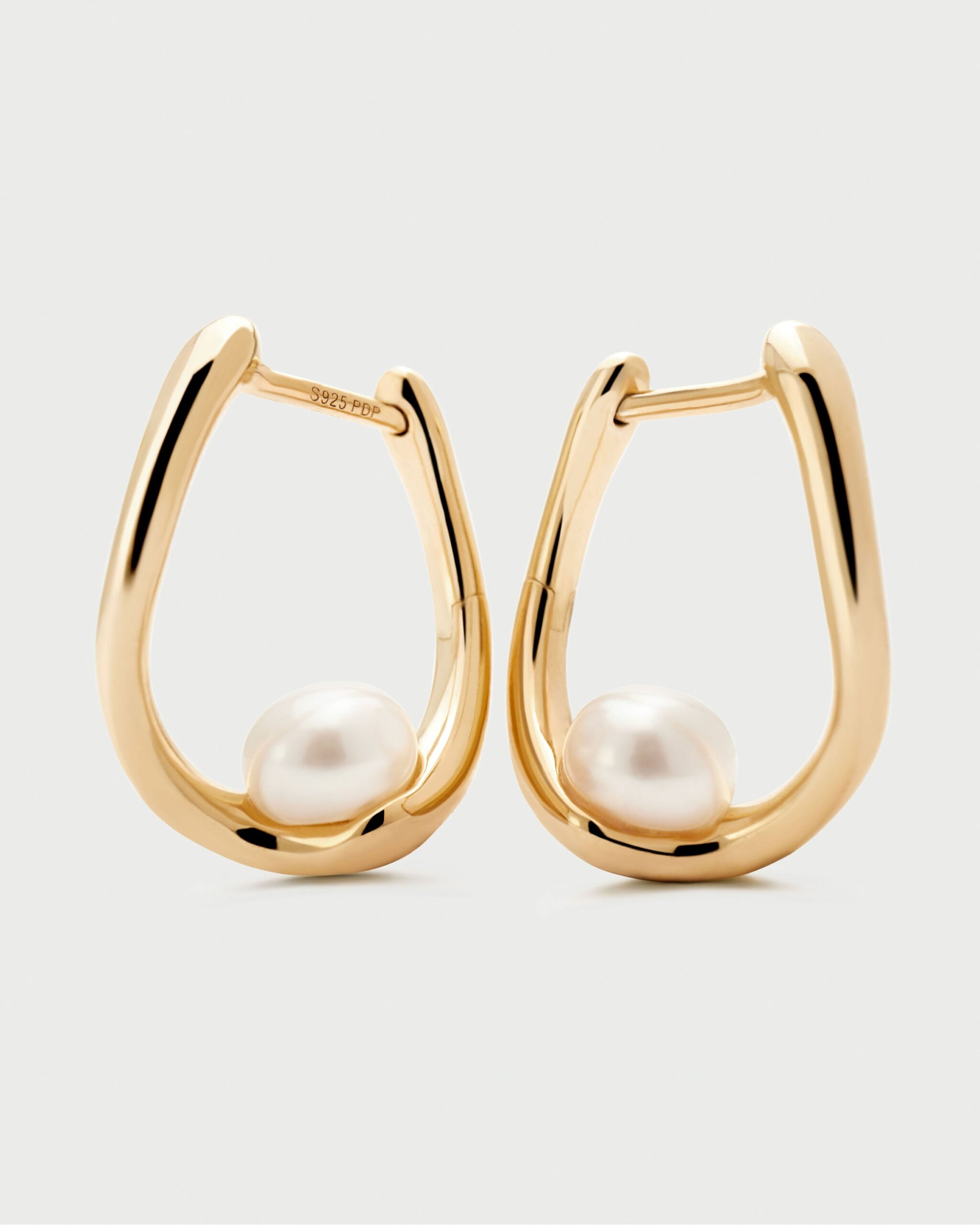 La perla aura hoops