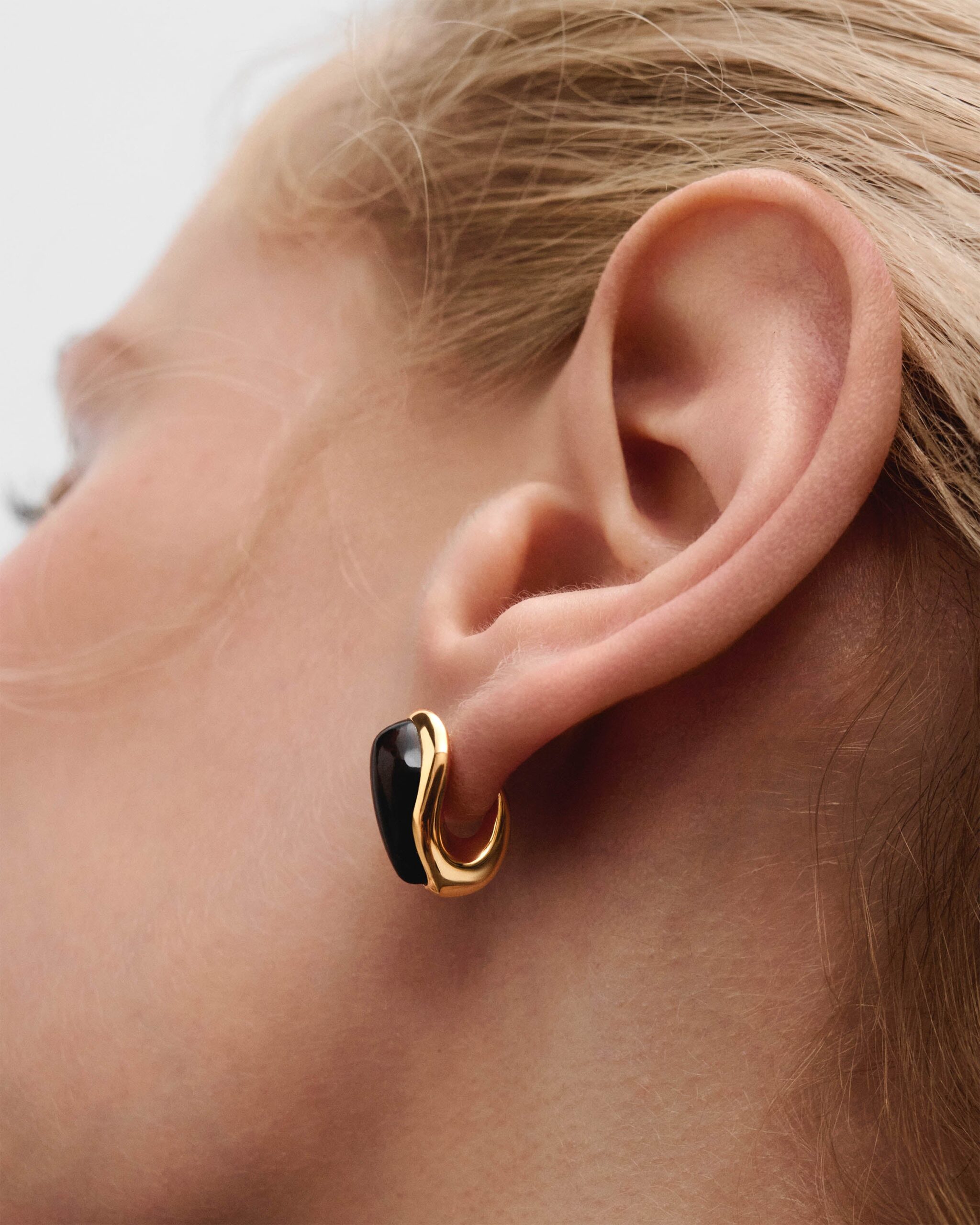 Quartz Luna Earrings