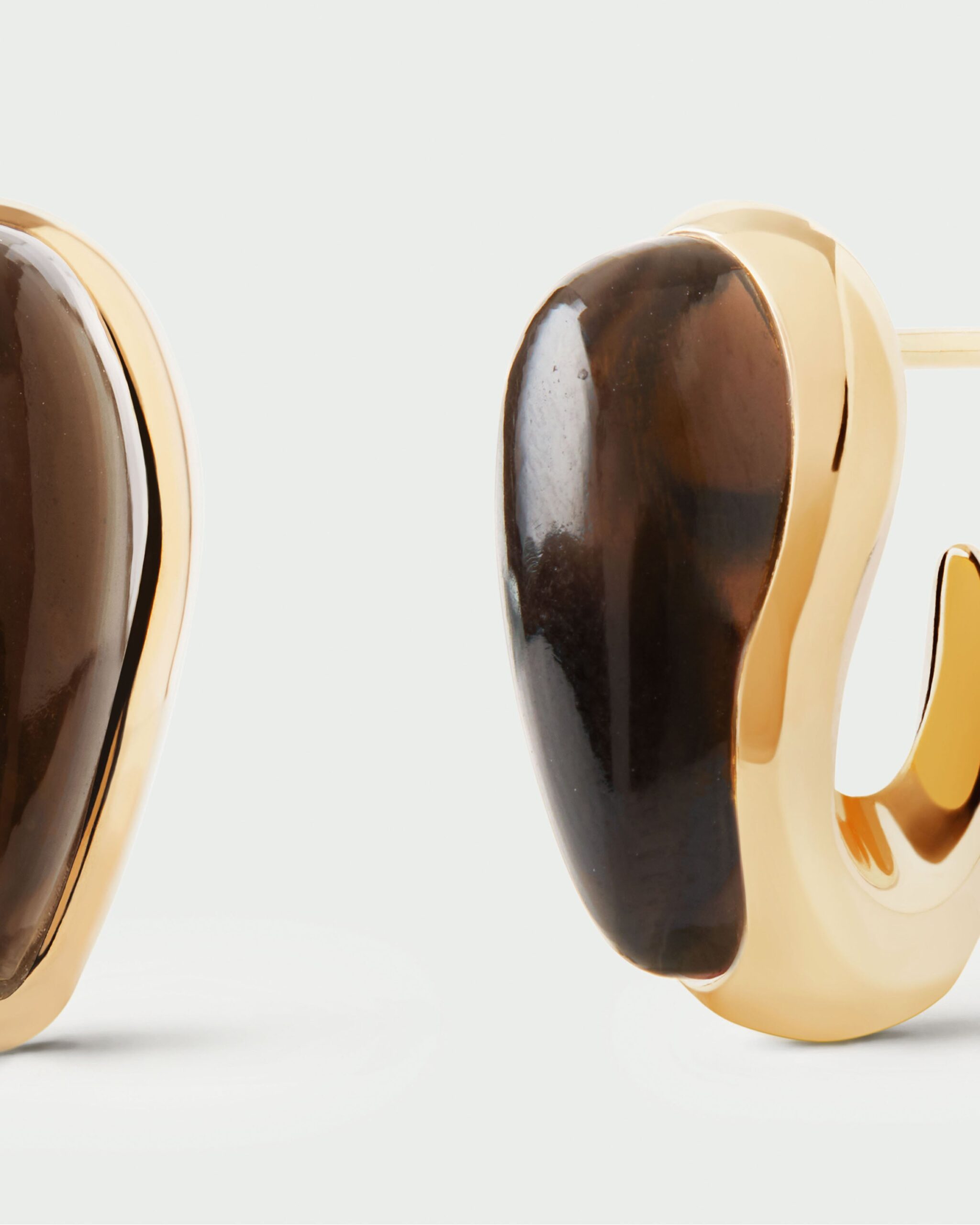 Quartz Luna Earrings