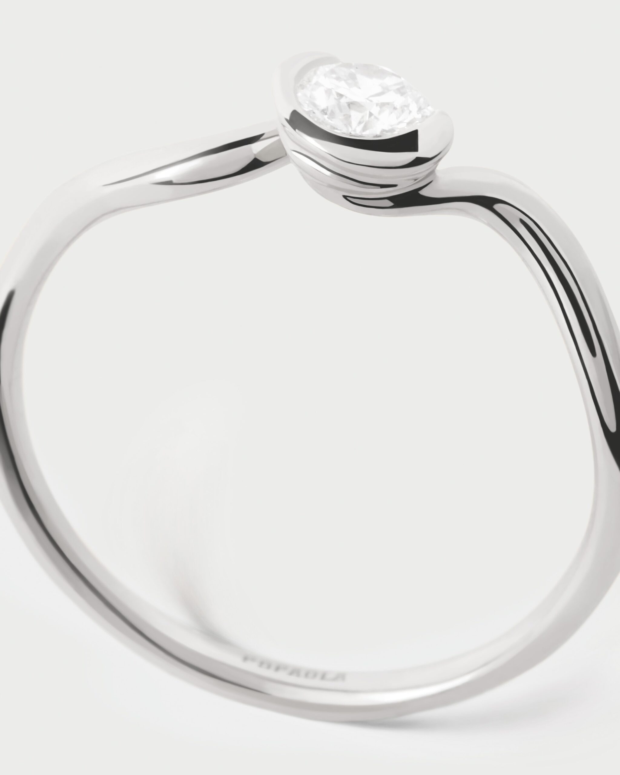 Diamonds and white gold Delia ring