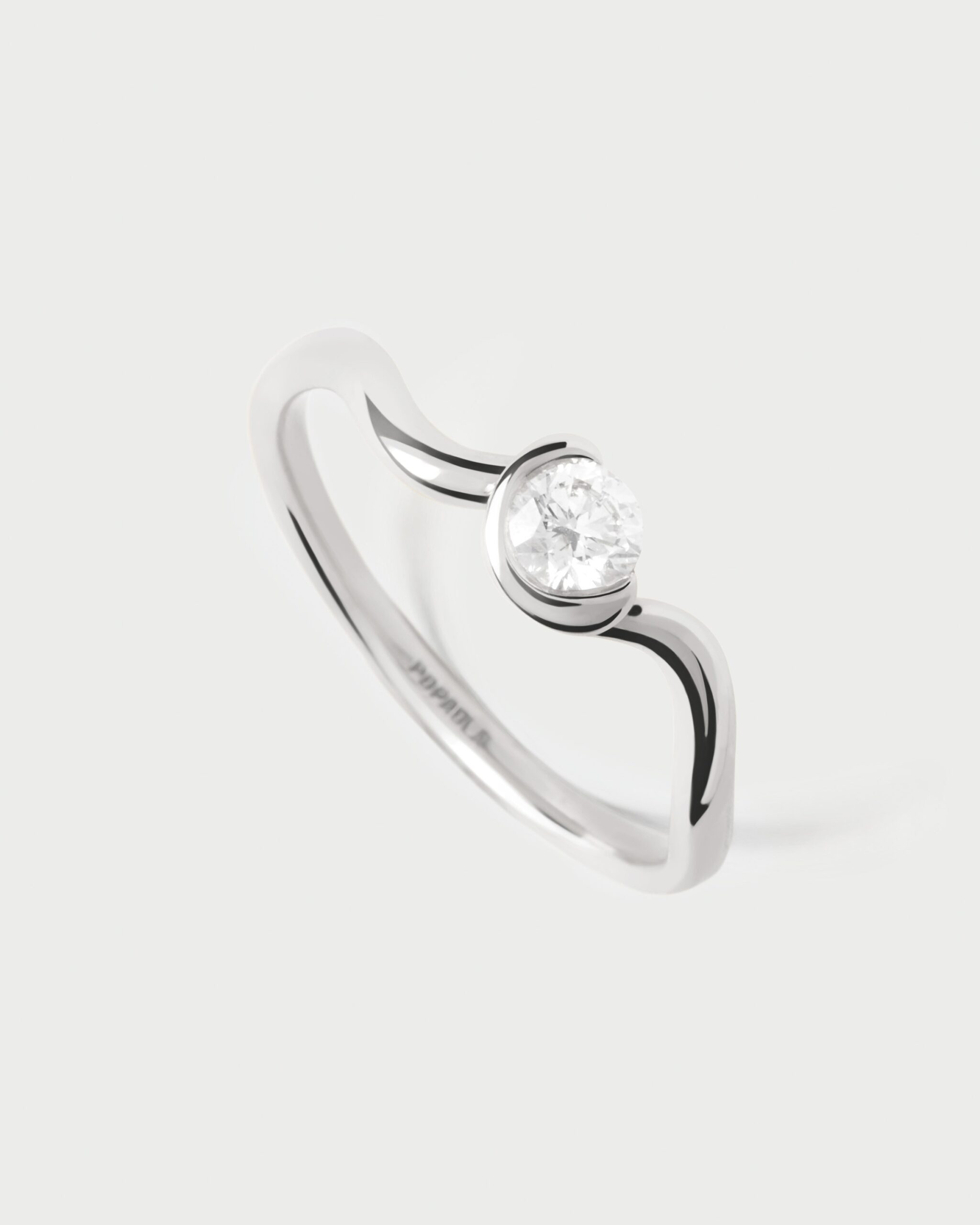 Diamonds and white gold Delia ring