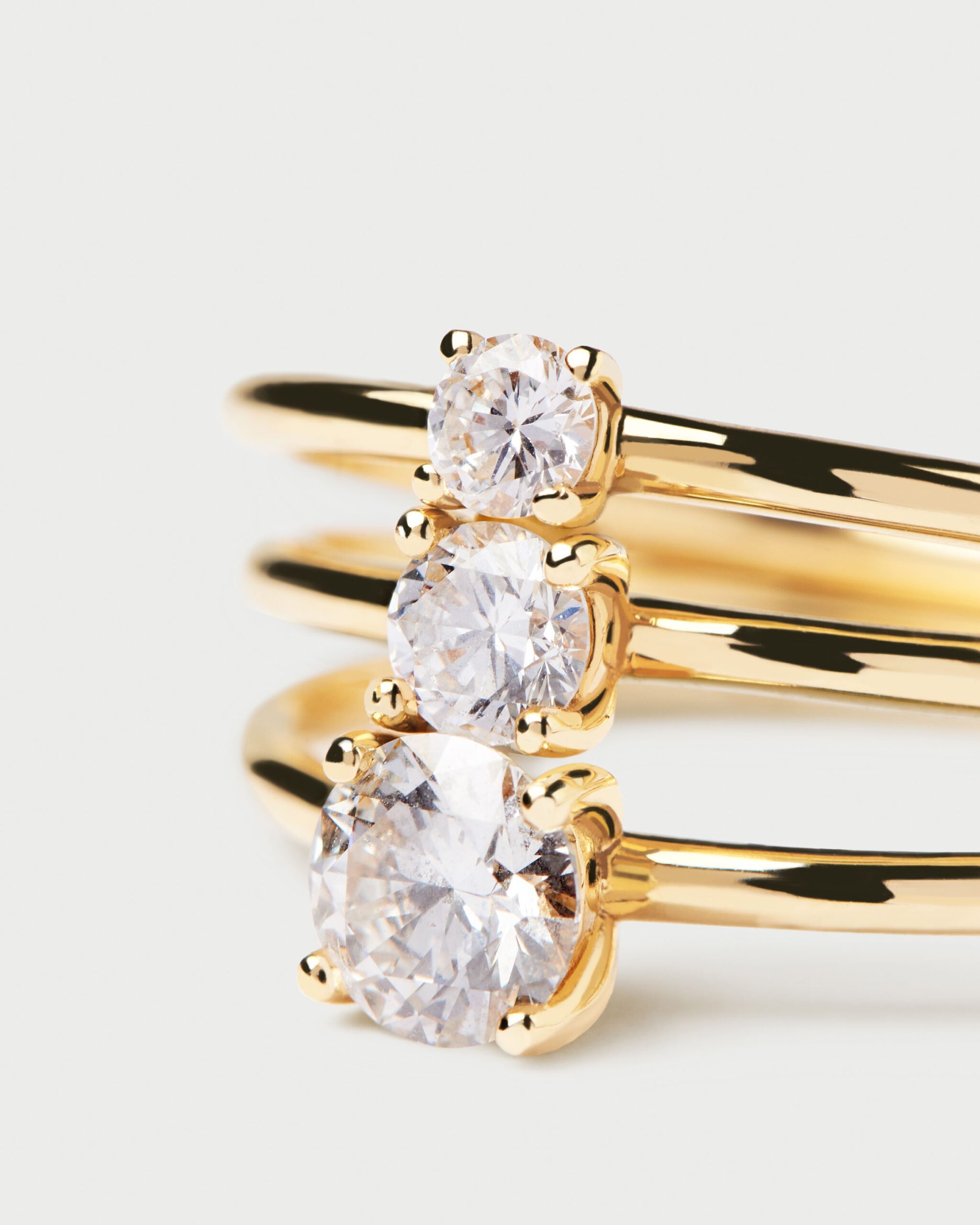 Diamonds Solitaire Ring