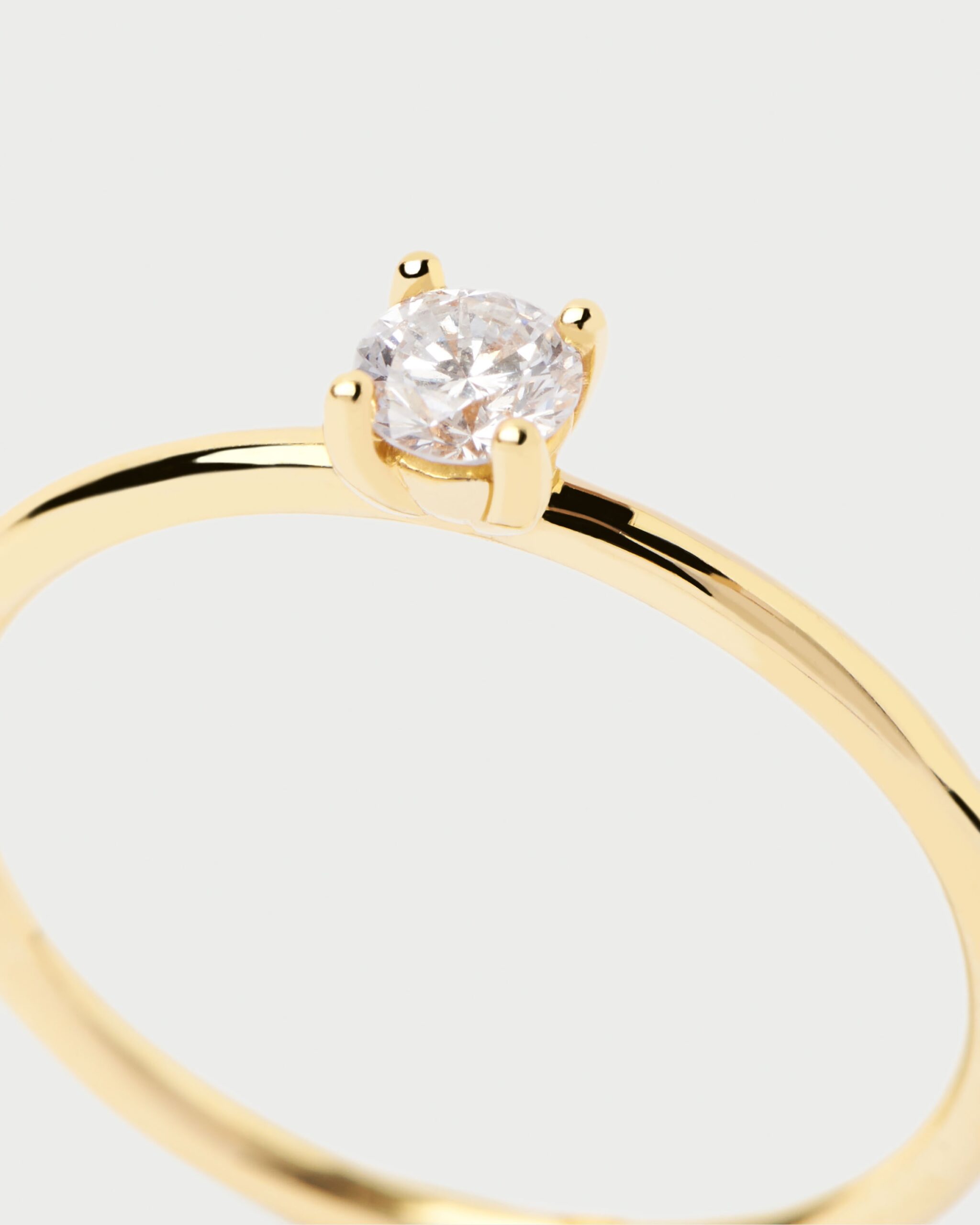 Diamonds Solitaire Ring