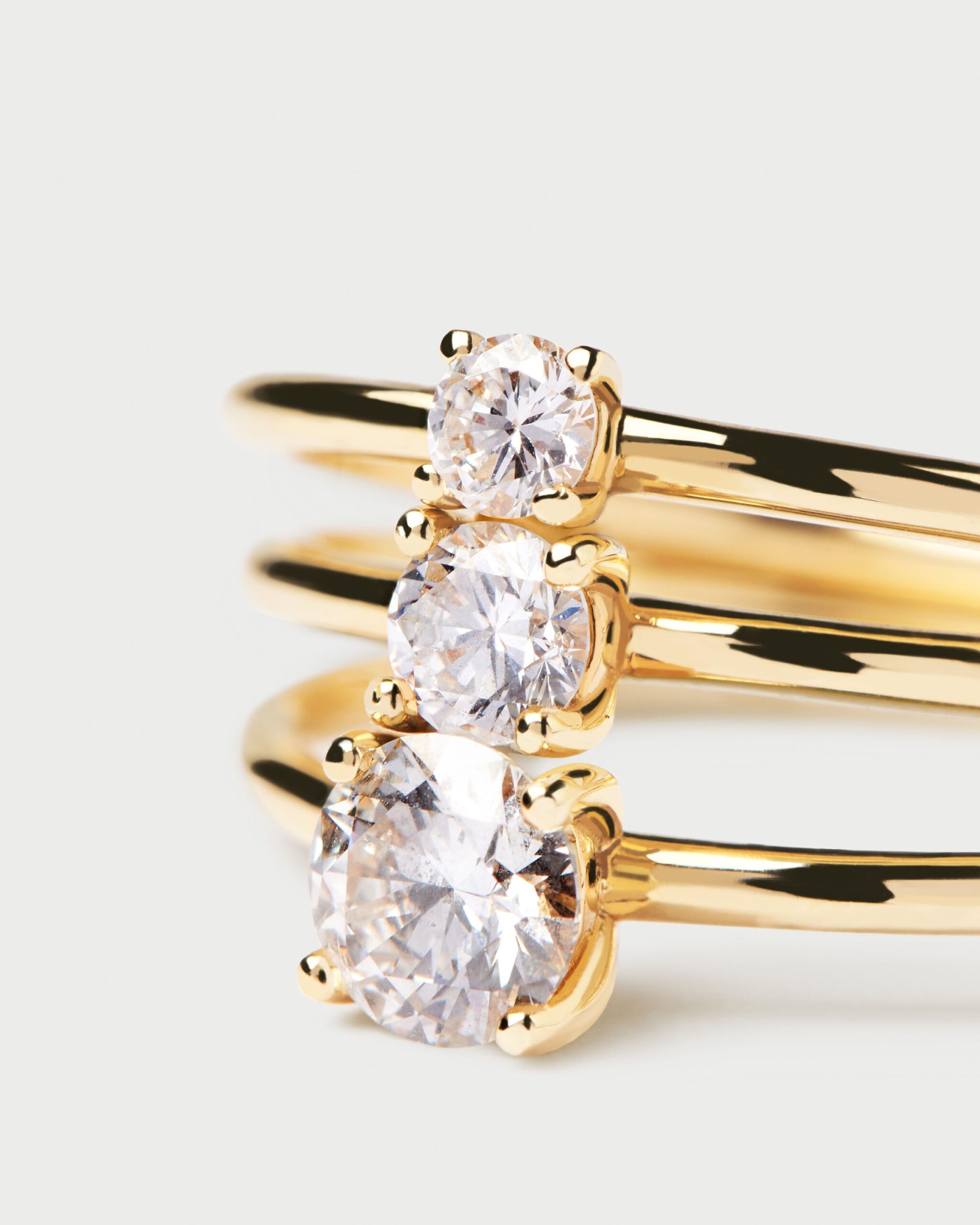 Diamonds Solitaire Ring