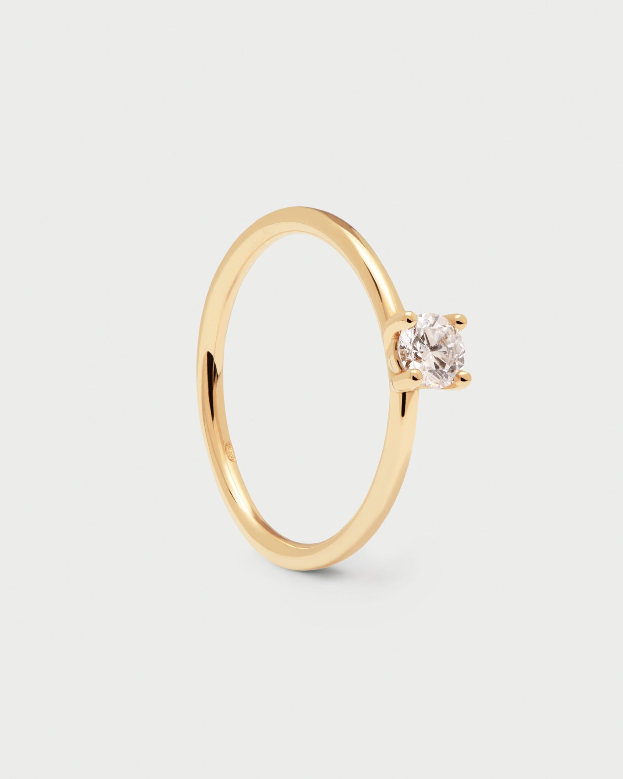 Diamonds Solitaire Ring